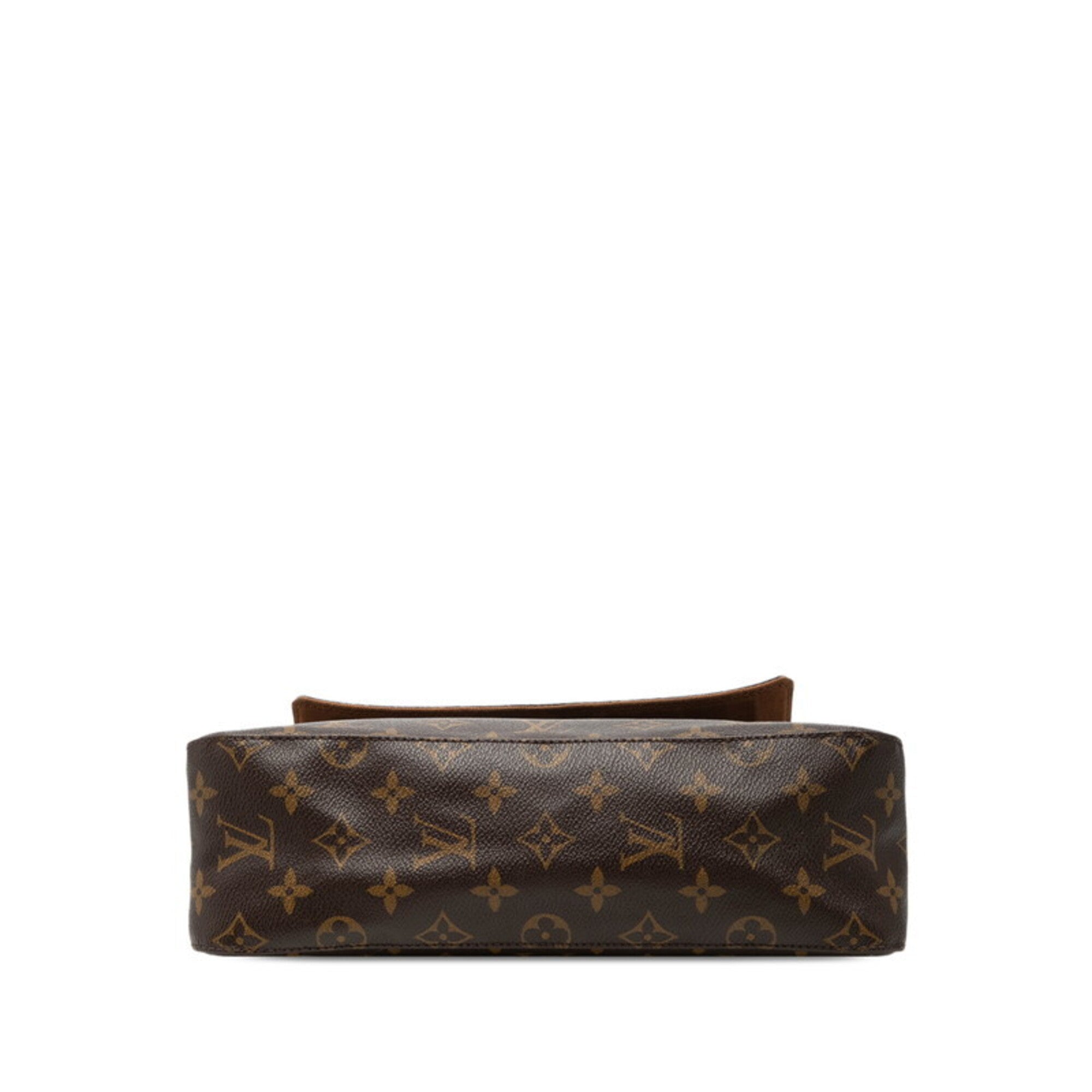 Louis Vuitton Brown Pvc Leather Handbag Shoulder Bag (Pre-Owned)