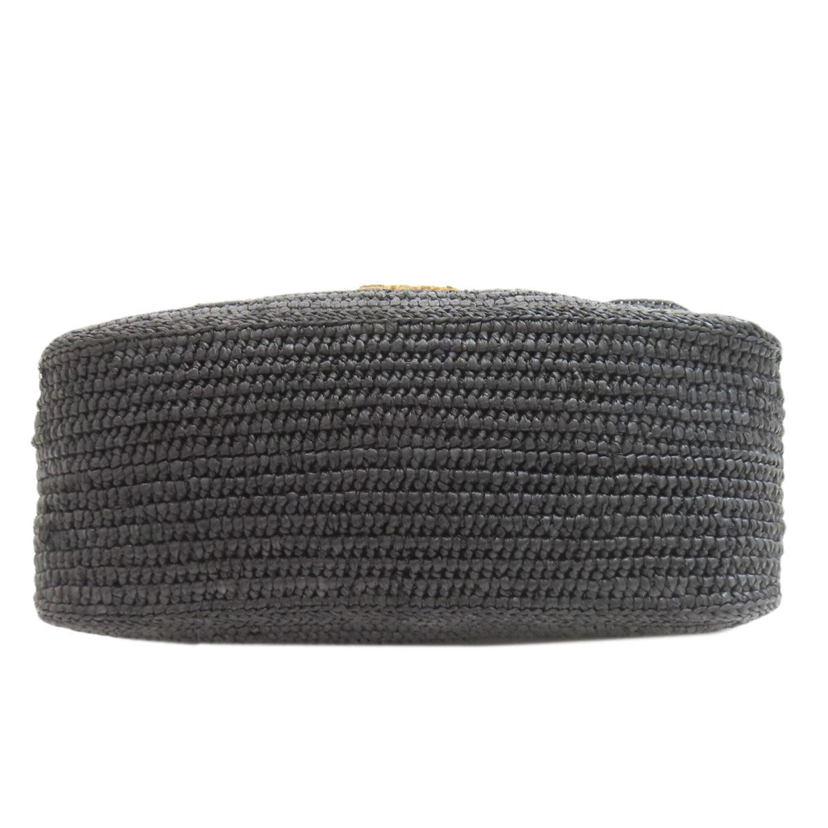 Loewe Black Raffia Leather Handbag (Pre-Owned)