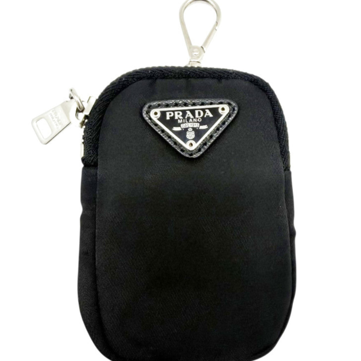 Prada Black Nylon Handbag Pouch Shoulder Bag (Pre-Owned)