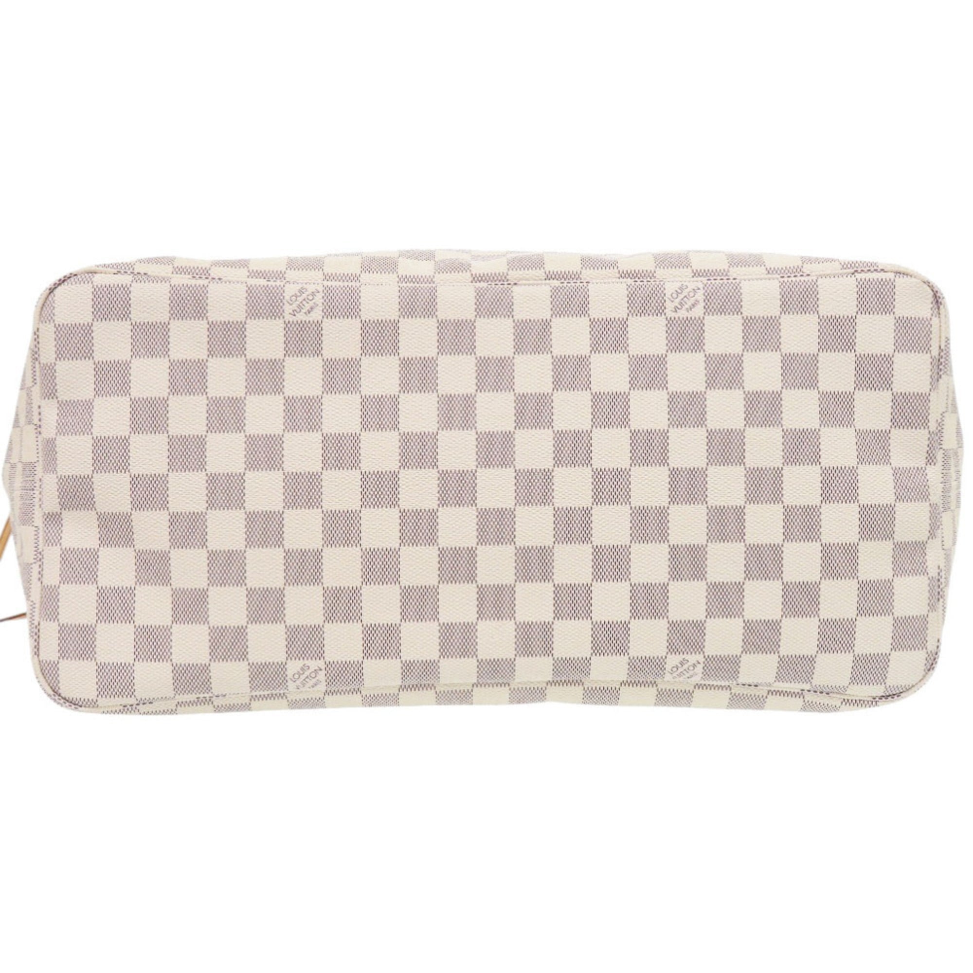 Louis Vuitton White Damier Azur Tote Bag (Pre-Owned)