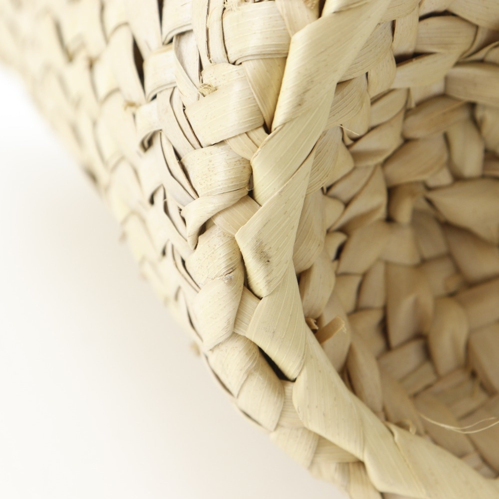 Loewe Beige Raffia Leather Basket Handbag (Pre-Owned)