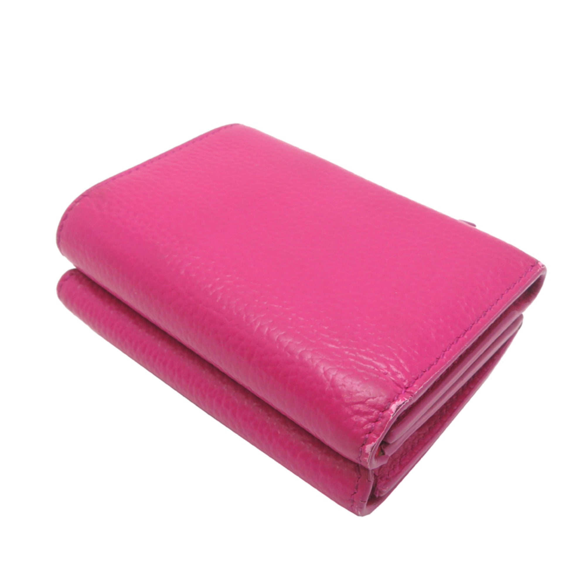Balenciaga Pink Leather Wallet (Tri-Fold) (Pre-Owned)