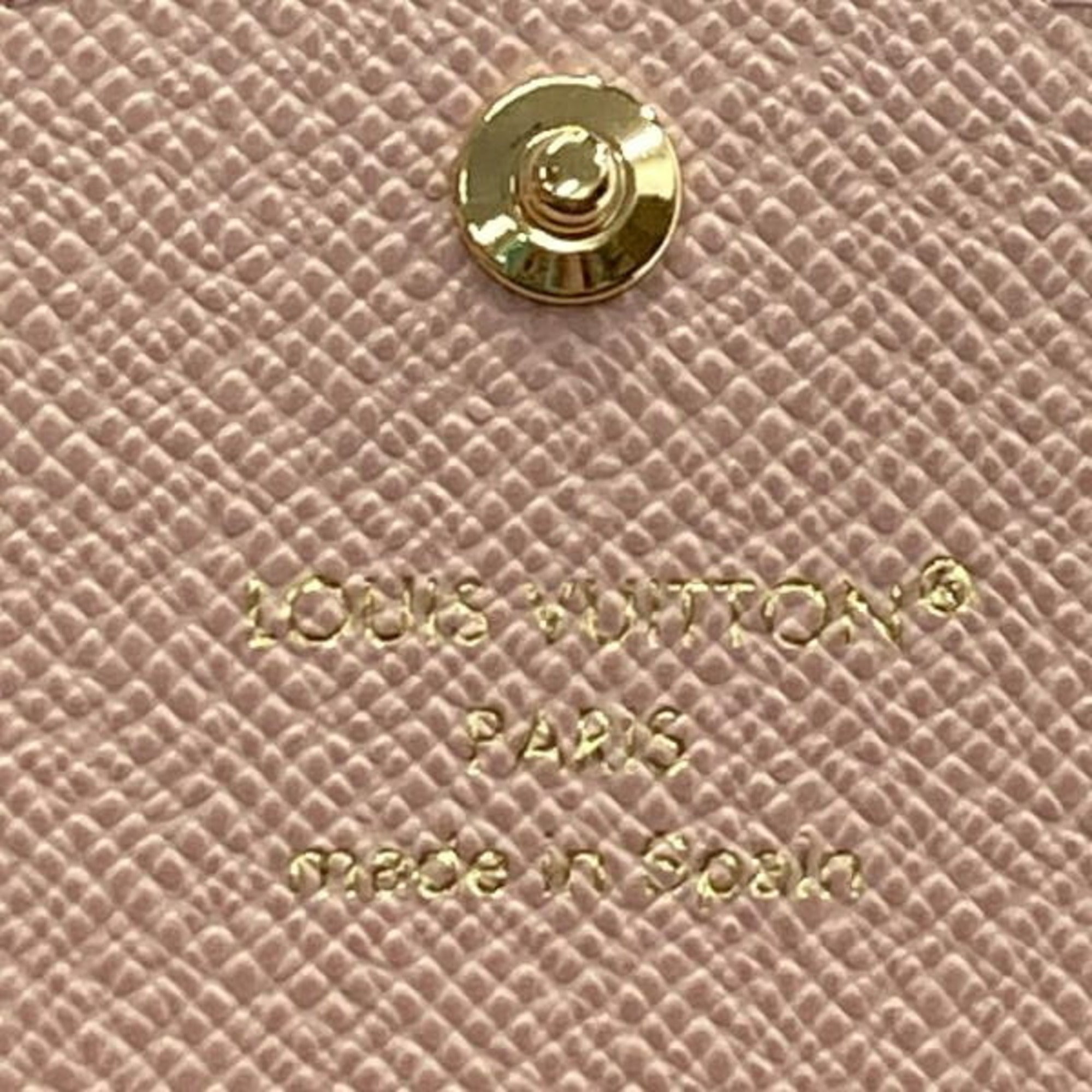 Louis Vuitton Monogram Rose Ballerine Monogram Coin Purse/Coin Case (Pre-Owned)