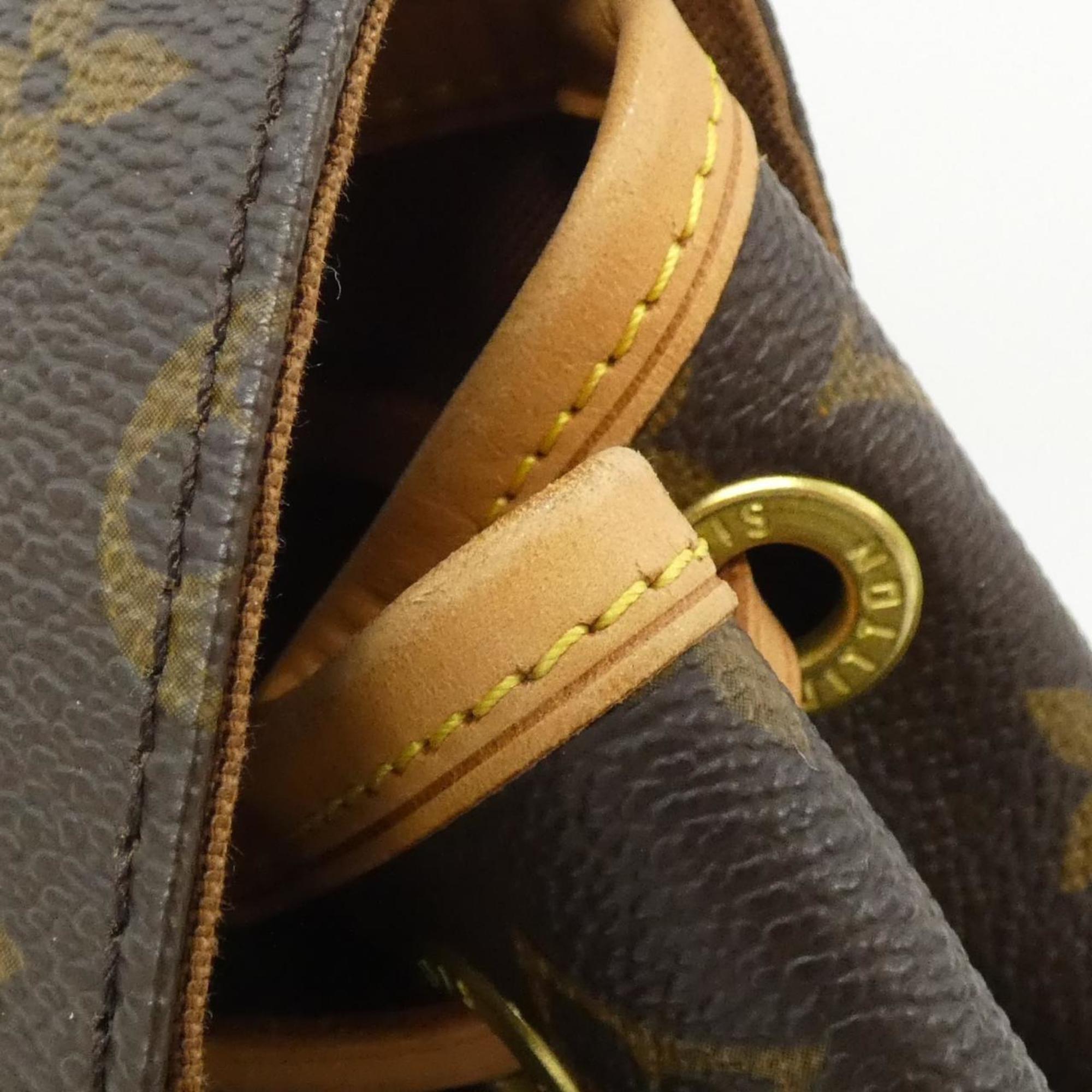 Louis Vuitton Monogram Marron Coated Canvas Backpack (Pre-Owned)
