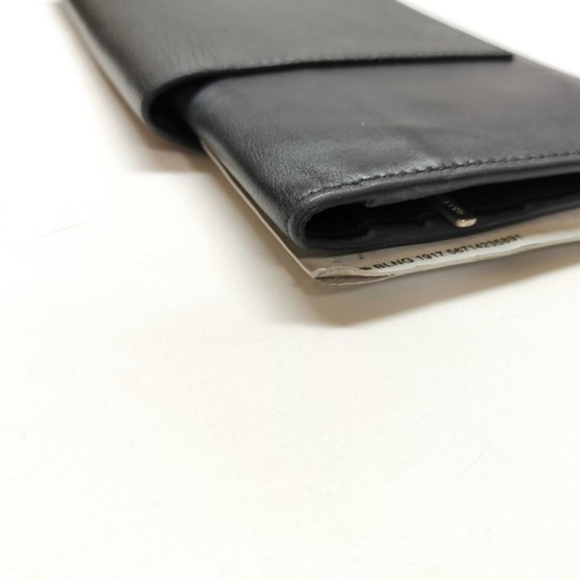 Balenciaga Black Leather Long Wallet (Bi-Fold) (Pre-Owned)