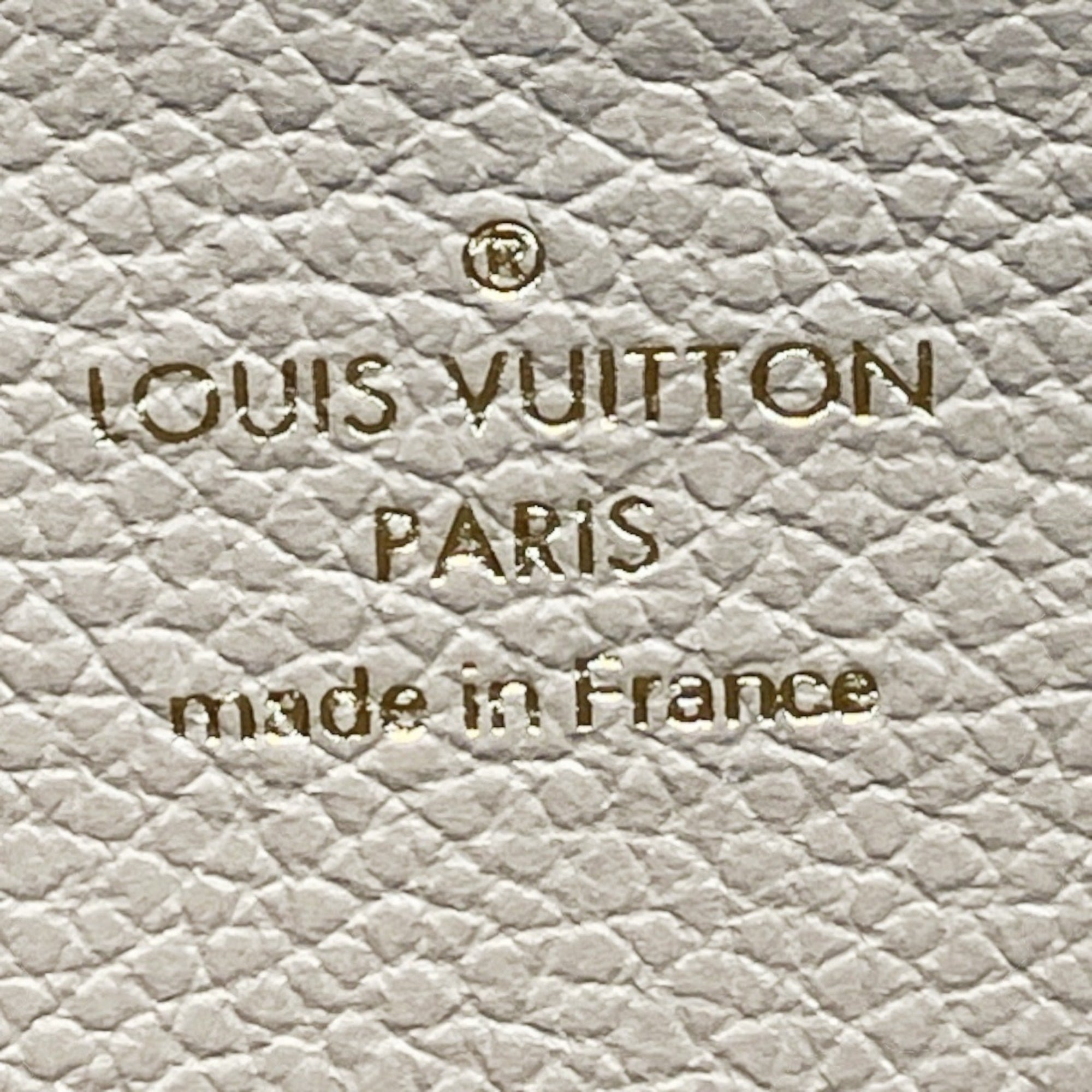 Louis Vuitton Tourterelle Monogram Empreinte Leather Long Wallet (Bi-Fold) (Pre-Owned)