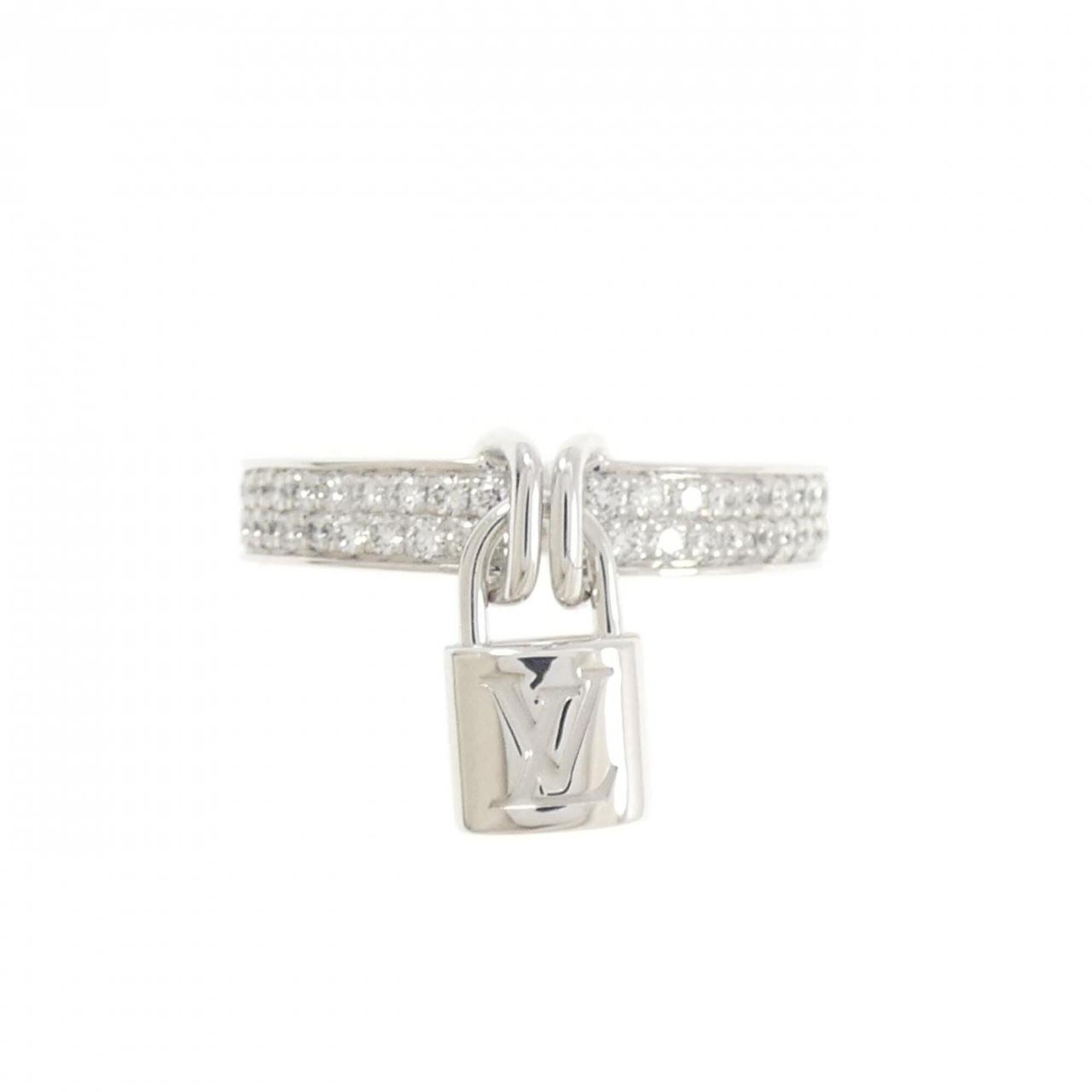Louis Vuitton White Gold (18K) Band Ring (Pre-Owned)