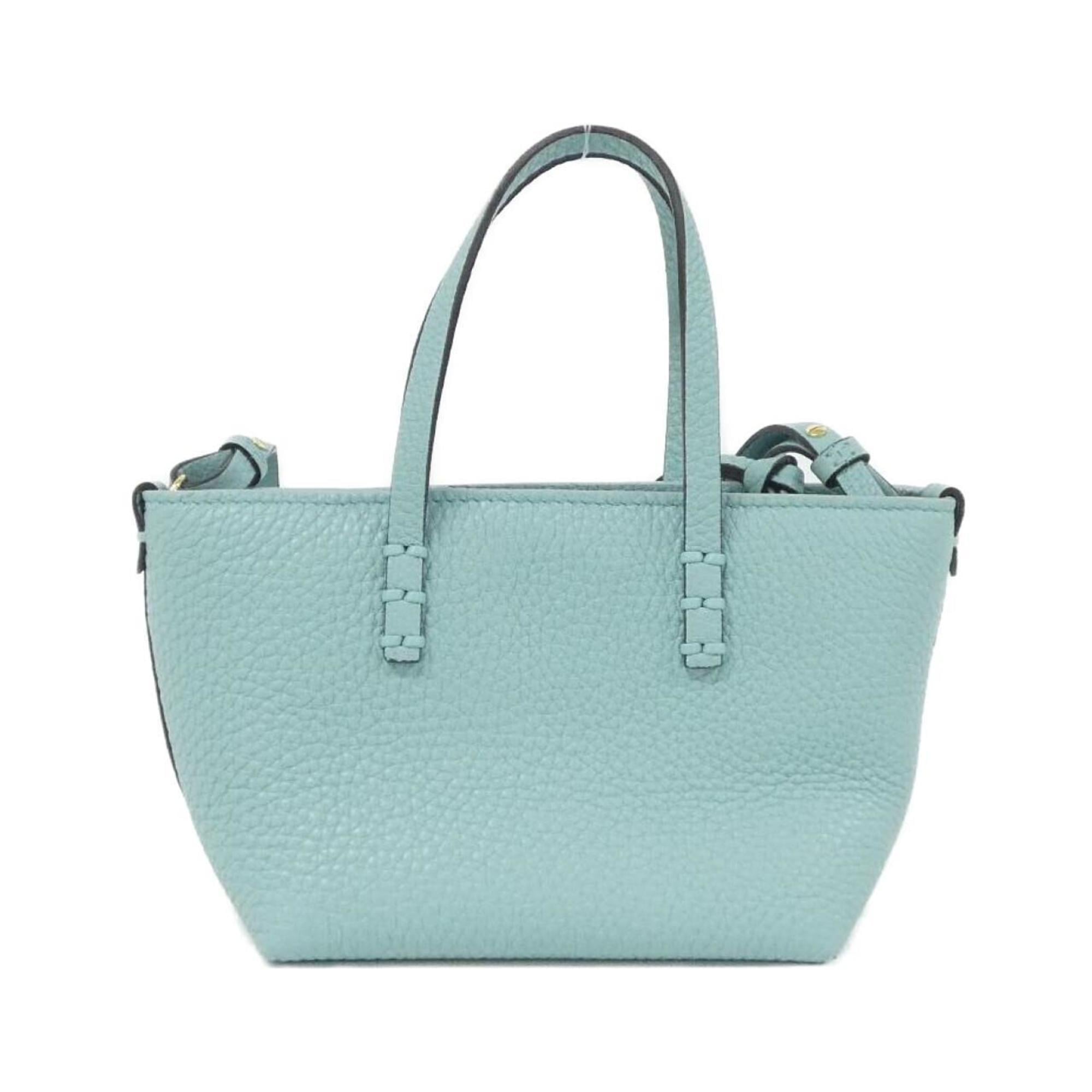 Fendi Selleria Gold Leather Handbag (Pre-Owned)