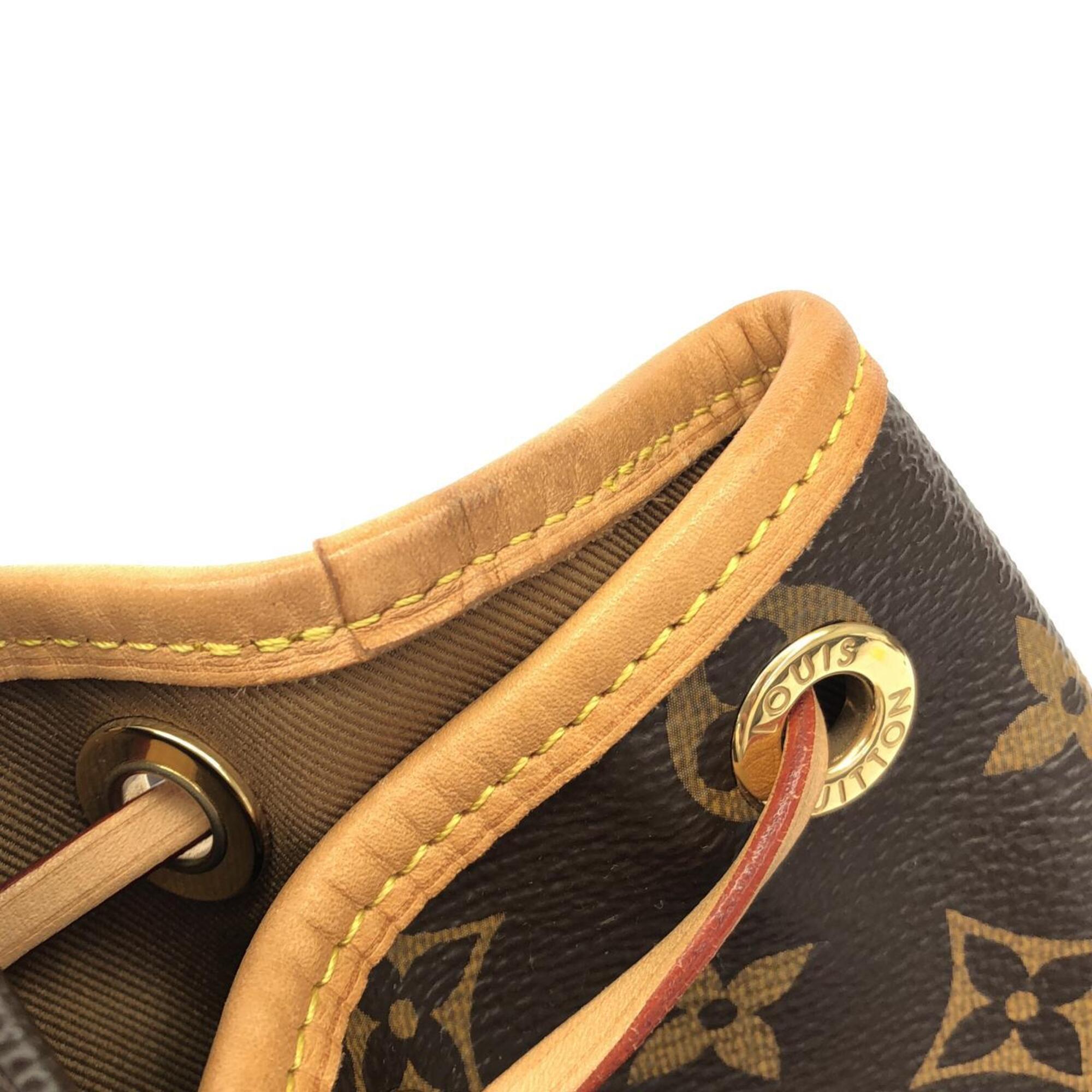 Louis Vuitton Marron Coated Canvas Backpack (Pre-Owned)