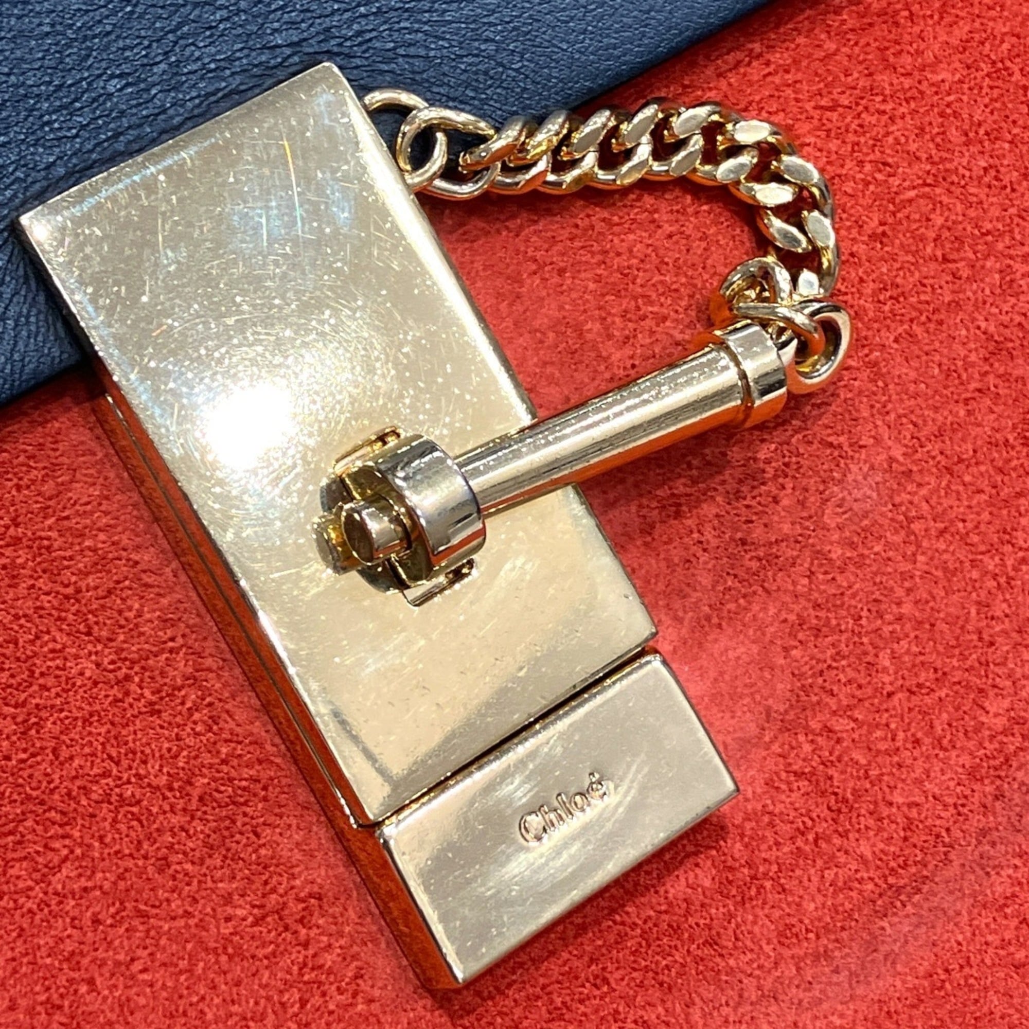 Chloé Drew Leather Shoulder Bag (Pre-Owned)