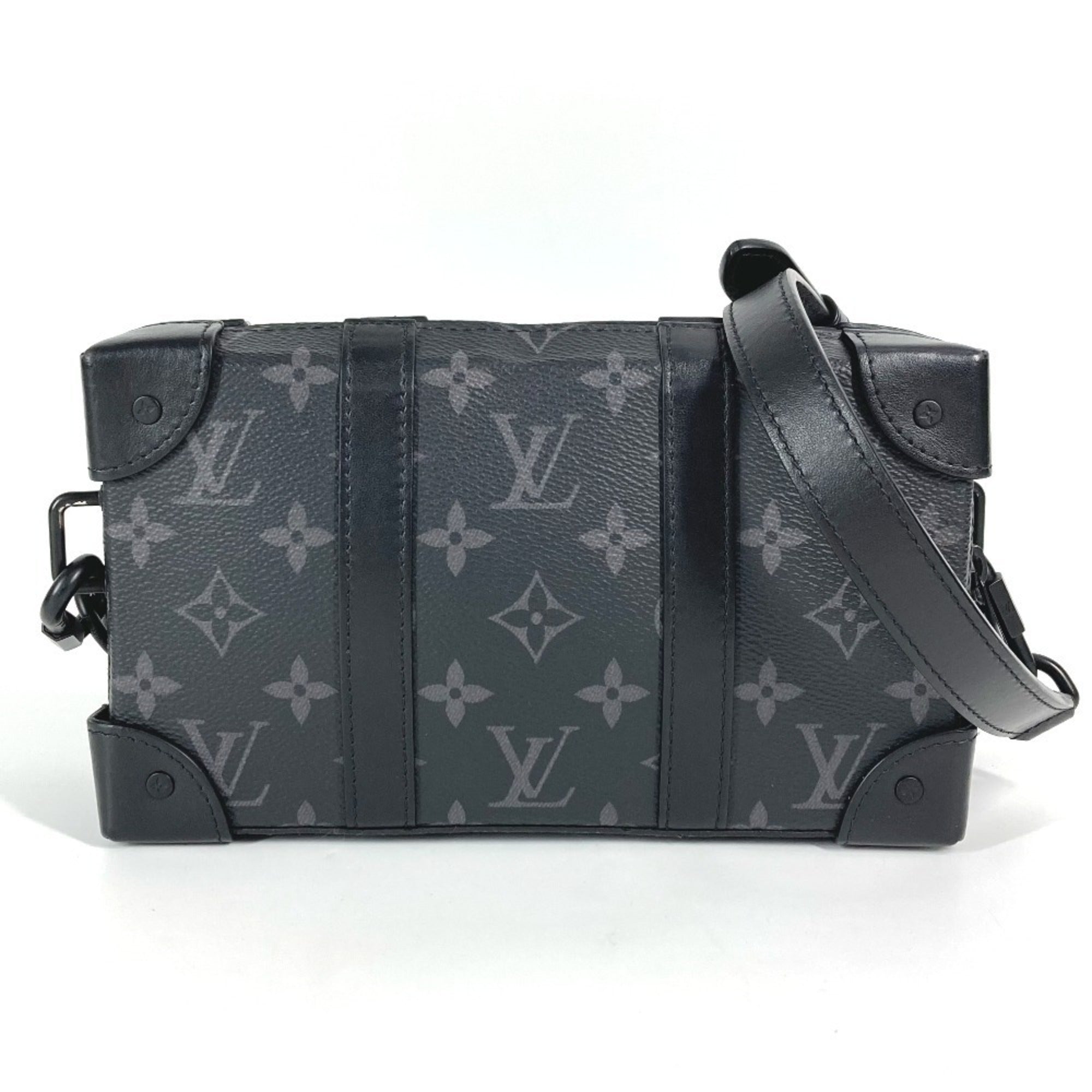 Louis Vuitton Black Monogram Eclipse Monogram Eclipse Clutch Bag Pochette Shoulder Bag (Pre-Owned)