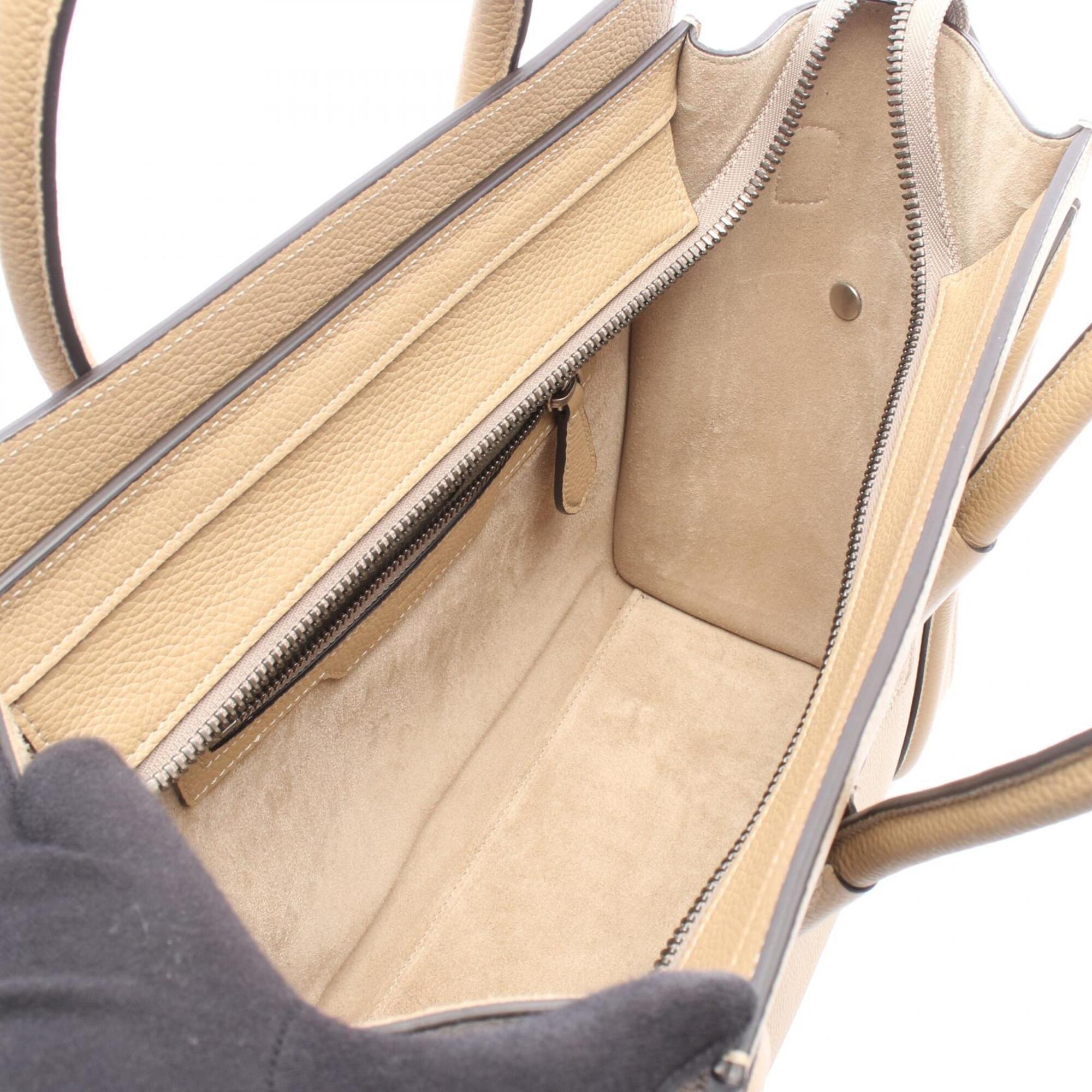 Celine Beige Leather Handbag (Pre-Owned)