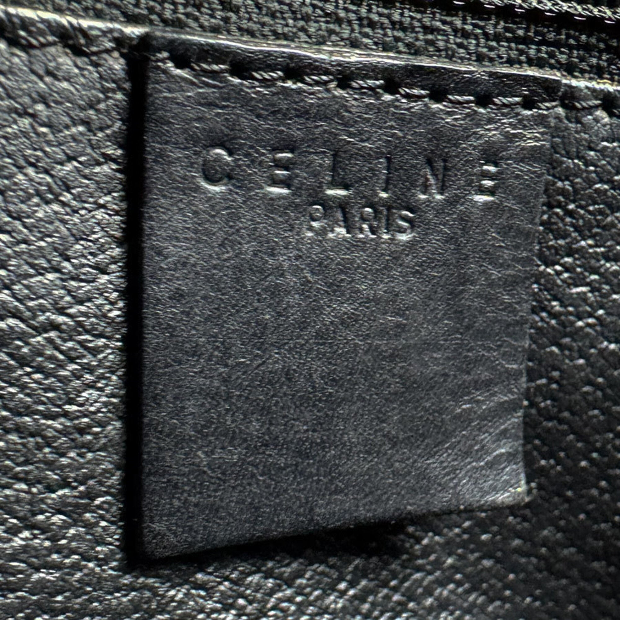 Celine Black Coated Canvas Handbag (Pre-Owned)