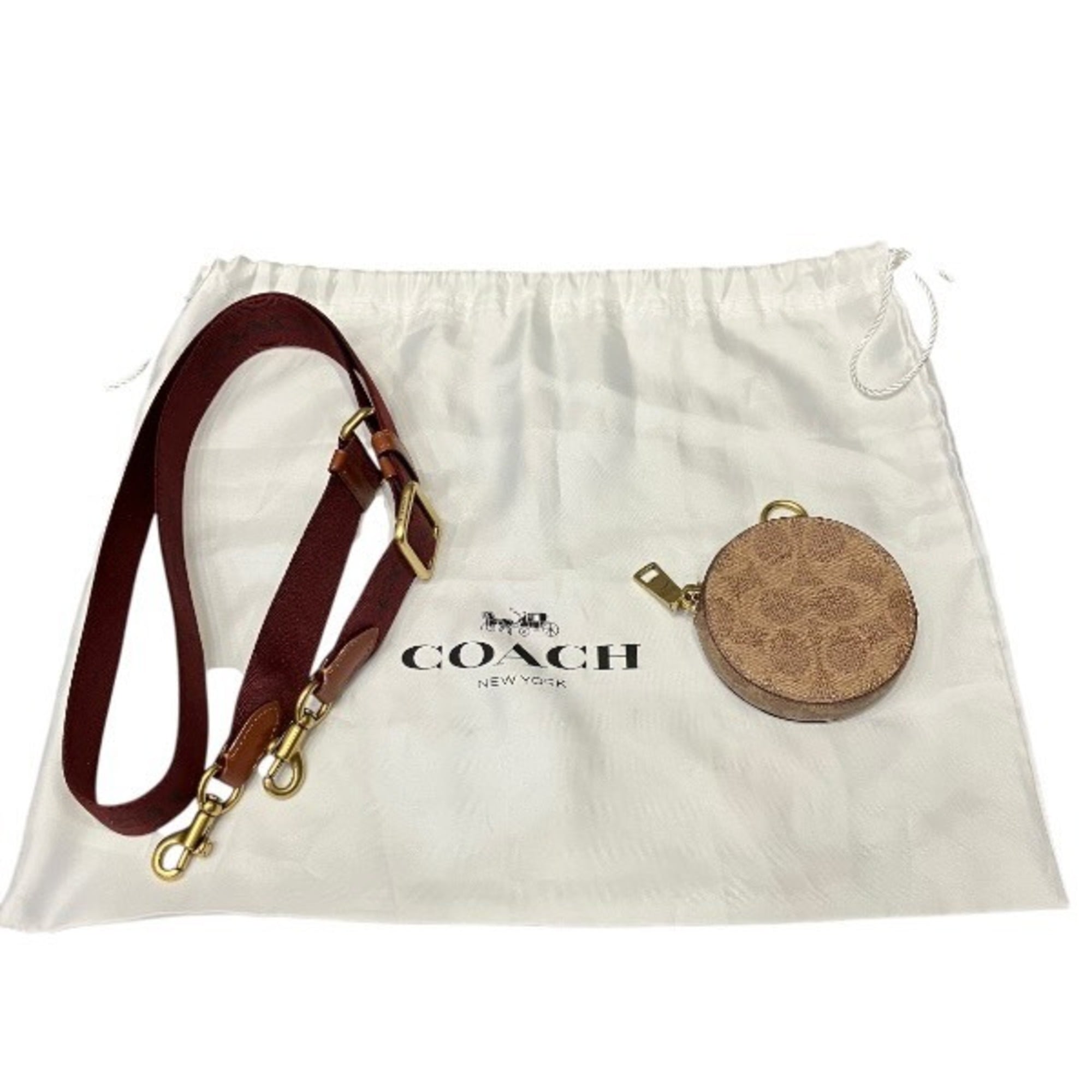 Coach Brown Pvc Leather Shoulder Bag Tote Bag (Pre-Owned)
