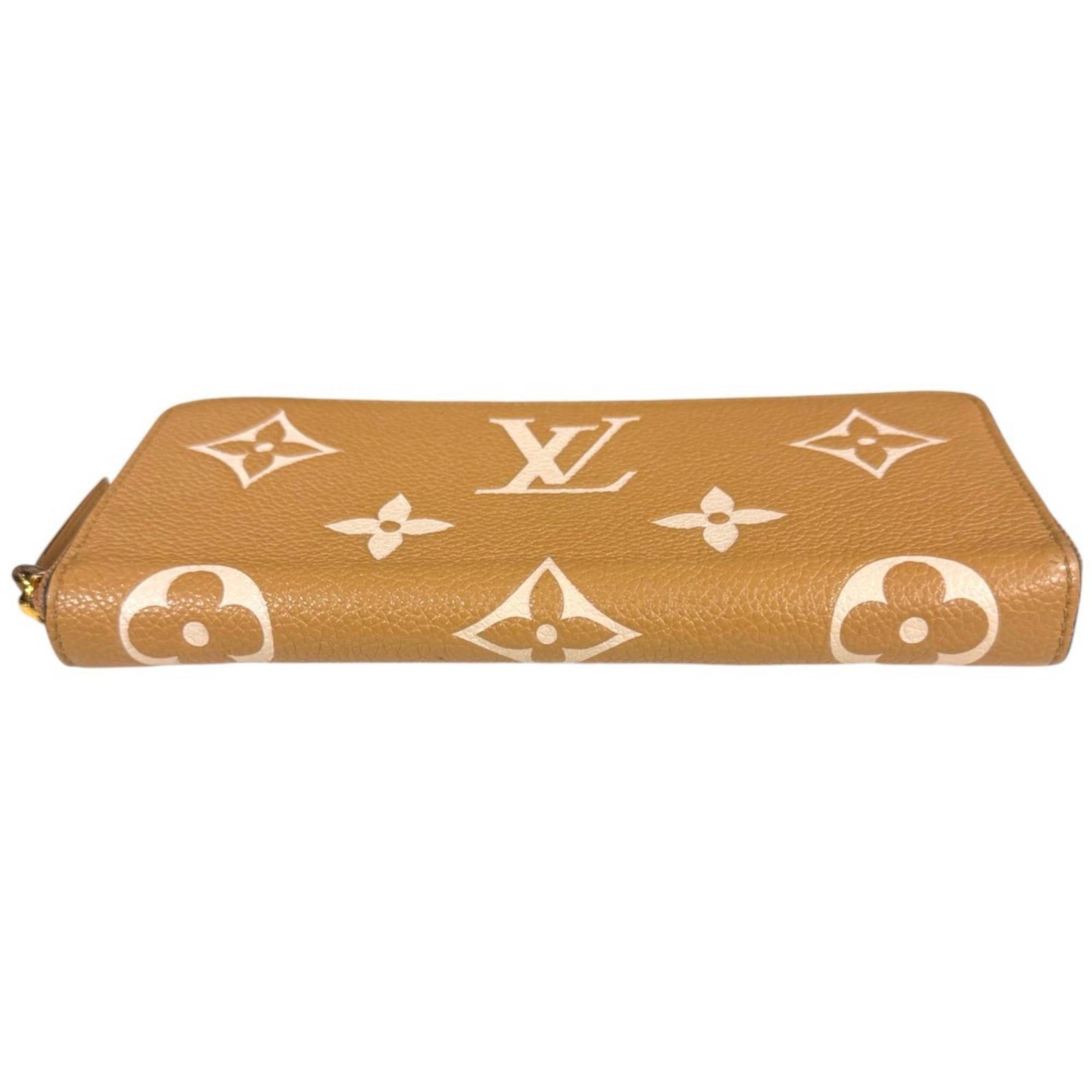 Louis Vuitton Monogram Empreinte Beige Galle Or Monogram Empreinte Coin Purse/Coin Case (Pre-Owned)