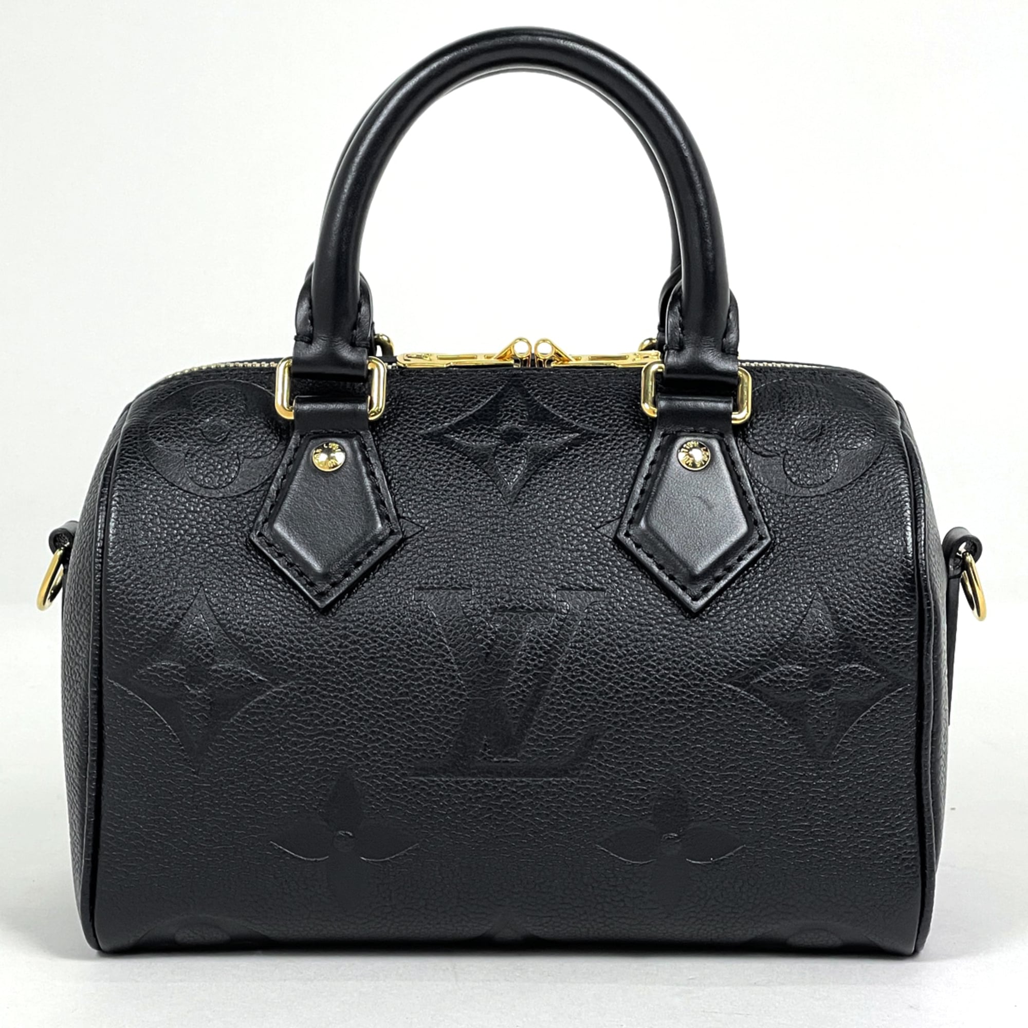 Louis Vuitton Black Noir Monogram Empreinte Handbag (Pre-Owned)