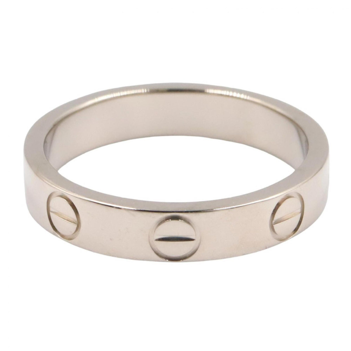 Cartier Silver White Gold (18K) Band Ring (Pre-Owned)
