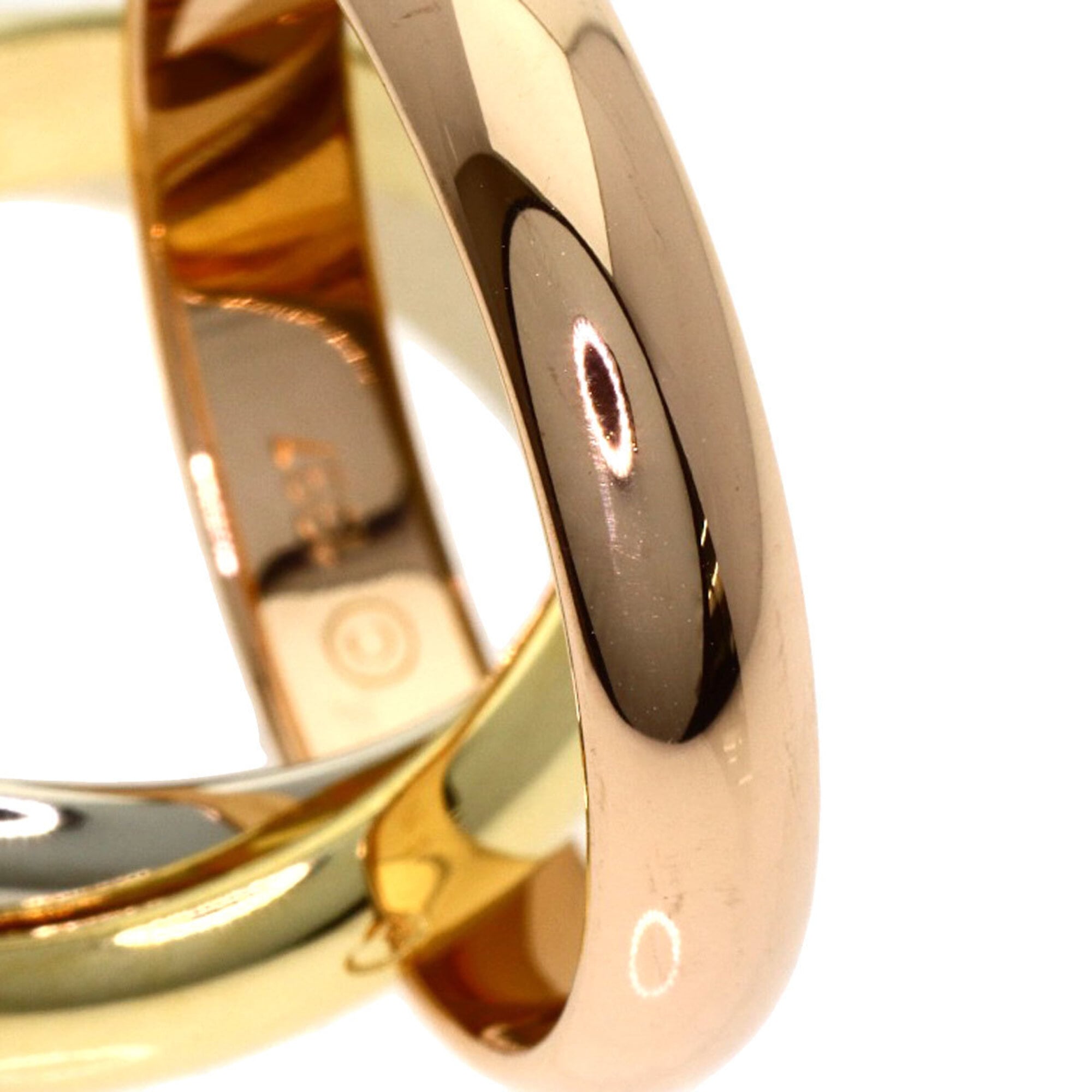 Cartier Trinity Yellow Gold (18K) Pink Gold (18K) White Gold (18K) Band Ring (Pre-Owned)