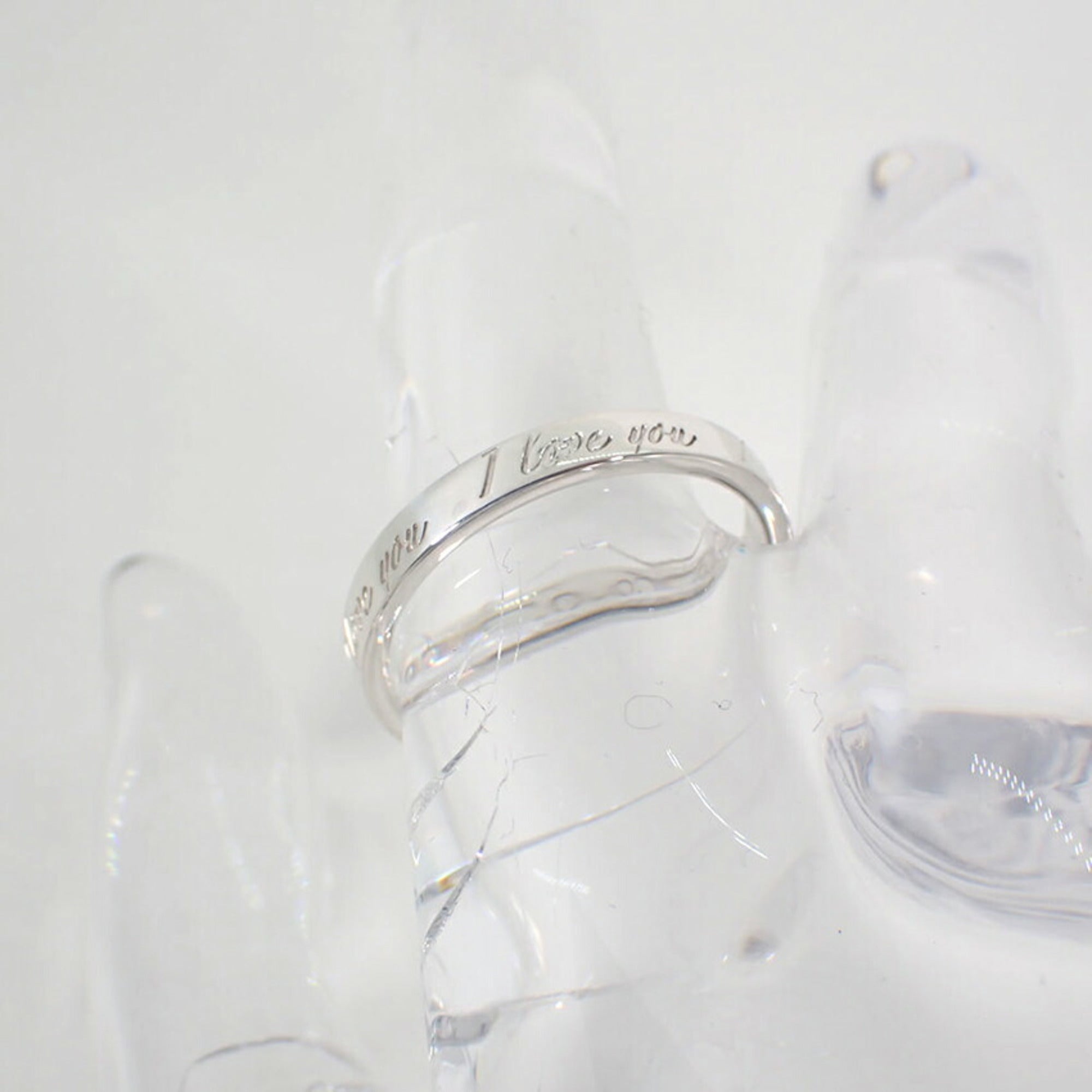 Tiffany Sterling Silver 925 Band Ring (Pre-Owned)
