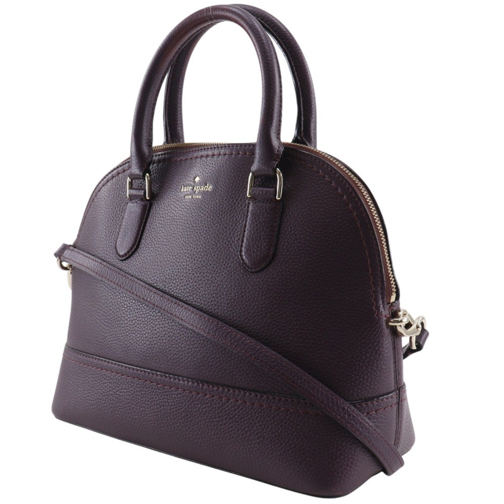 Kate Spade Purple Leather Handbag (Pre-Owned)