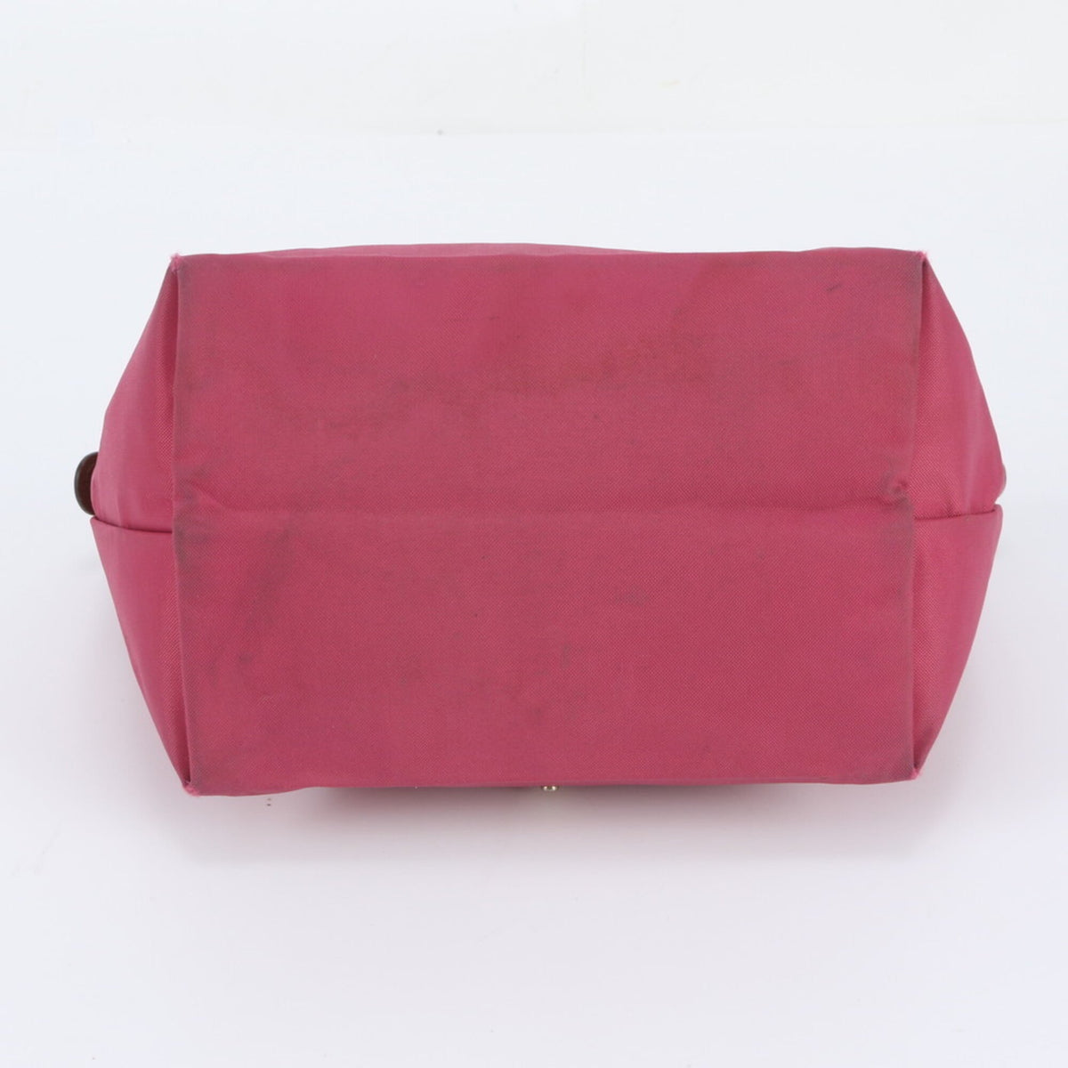 Longchamp Pink Leather Nylon Handbag Shoulder Bag Tote Bag (Pre-Owned)