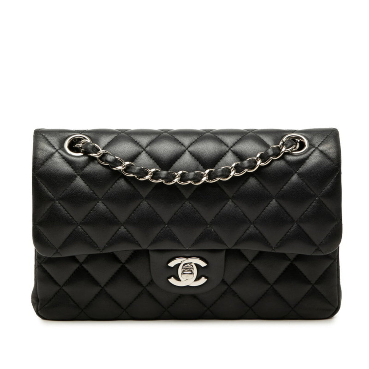 Chanel Black Leather Shoulder Bag (Pre-Owned)