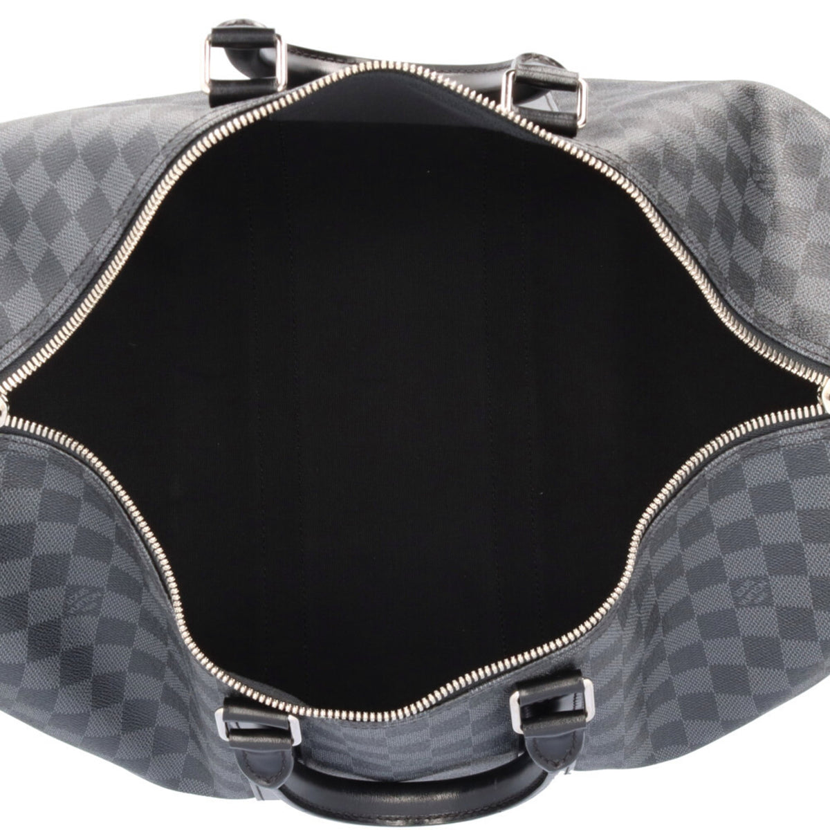 Louis Vuitton Damier Graphite Black Gray Damier Graphite Boston Bag (Pre-Owned)