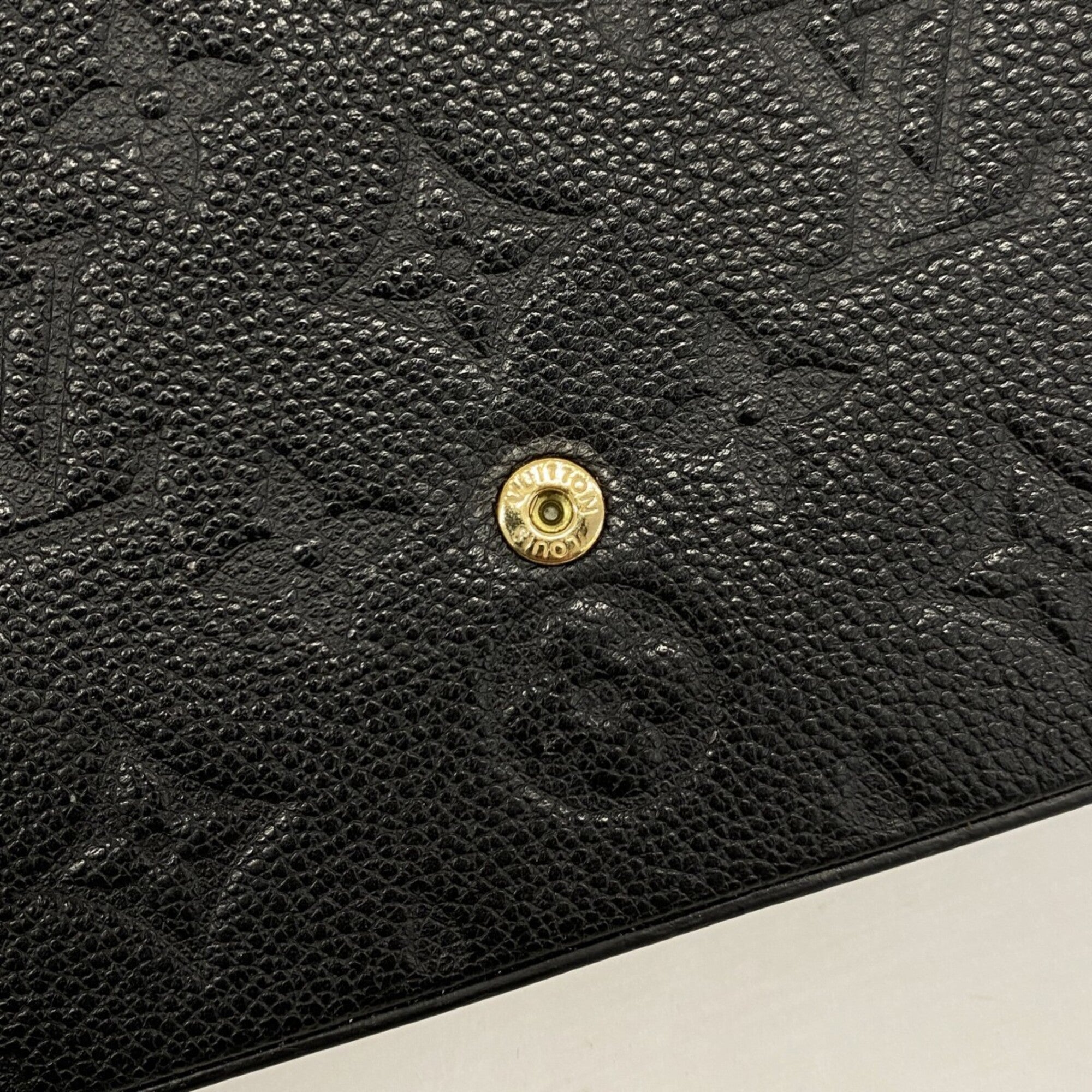 Louis Vuitton Noir Chain/Shoulder Wallet (Pre-Owned)