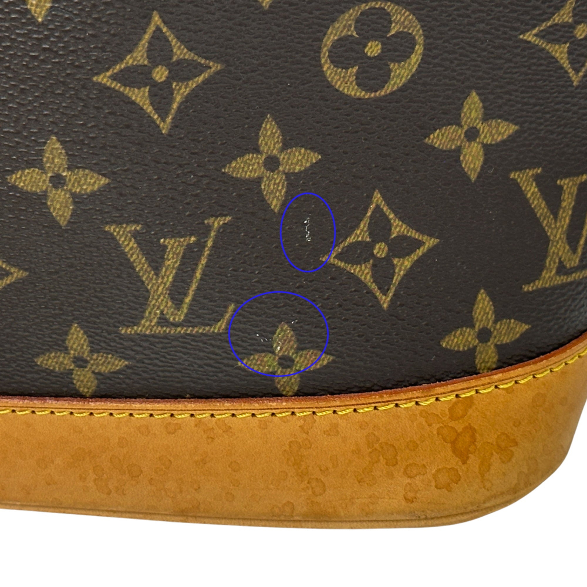 Louis Vuitton Brown Monogram Canvas Handbag (Pre-Owned)