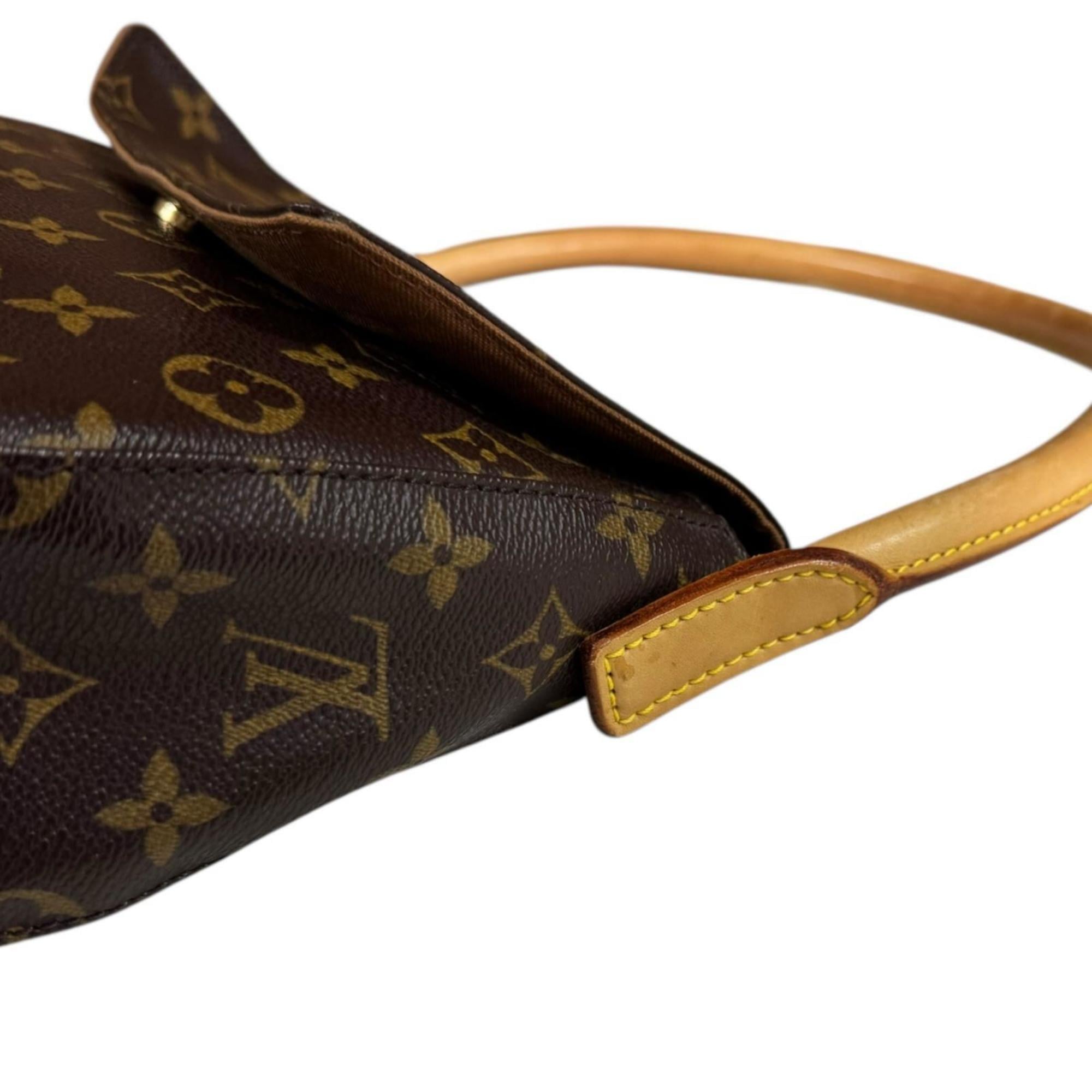 Louis Vuitton Brown Monogram Canvas Handbag (Pre-Owned)