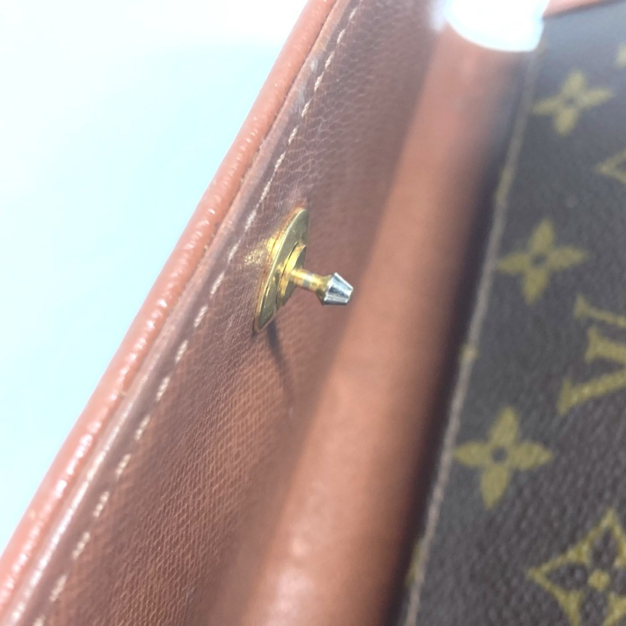 Louis Vuitton Brown Monogram Monogram Clutch Bag Pochette Pouch (Pre-Owned)