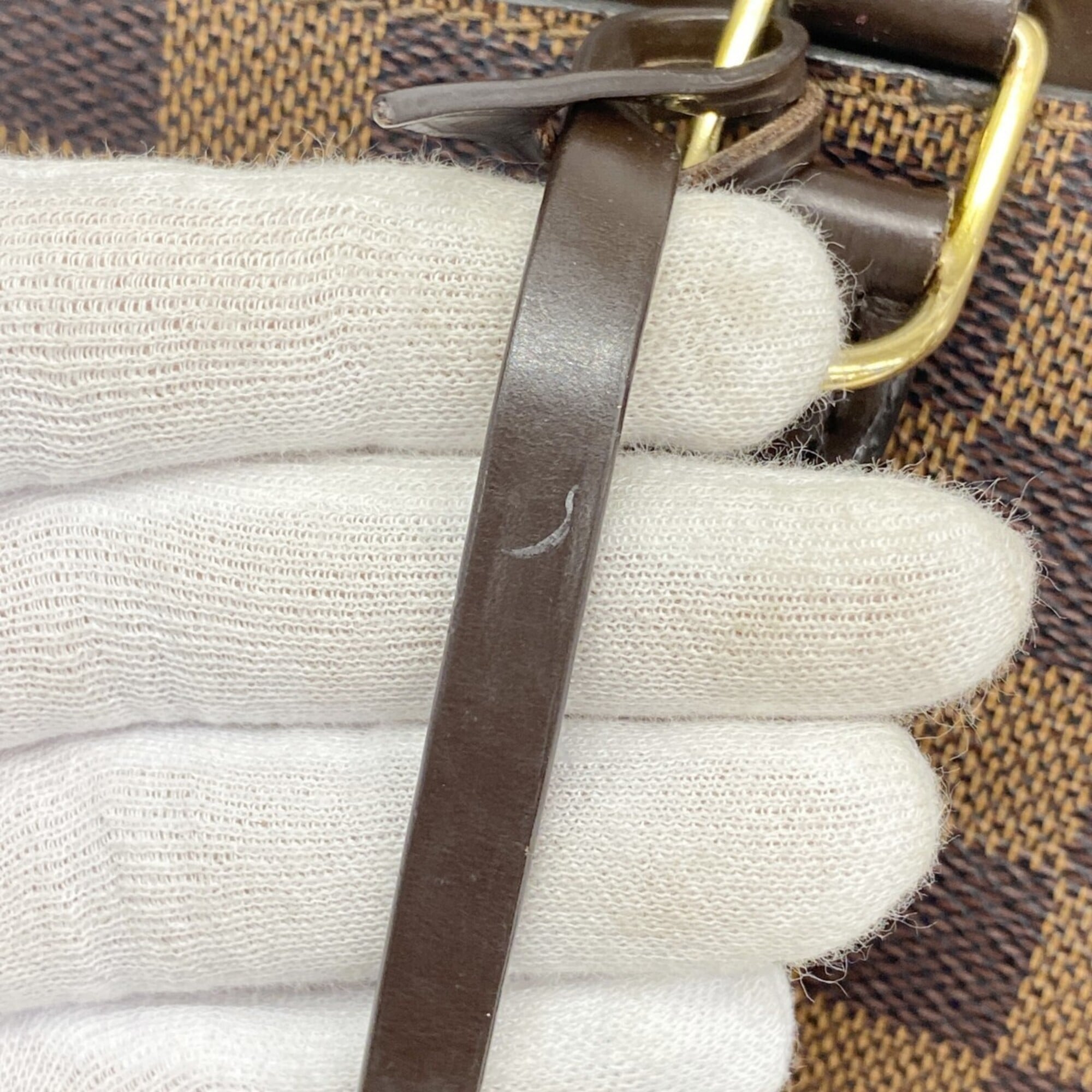 Louis Vuitton Ebene Handbag (Pre-Owned)