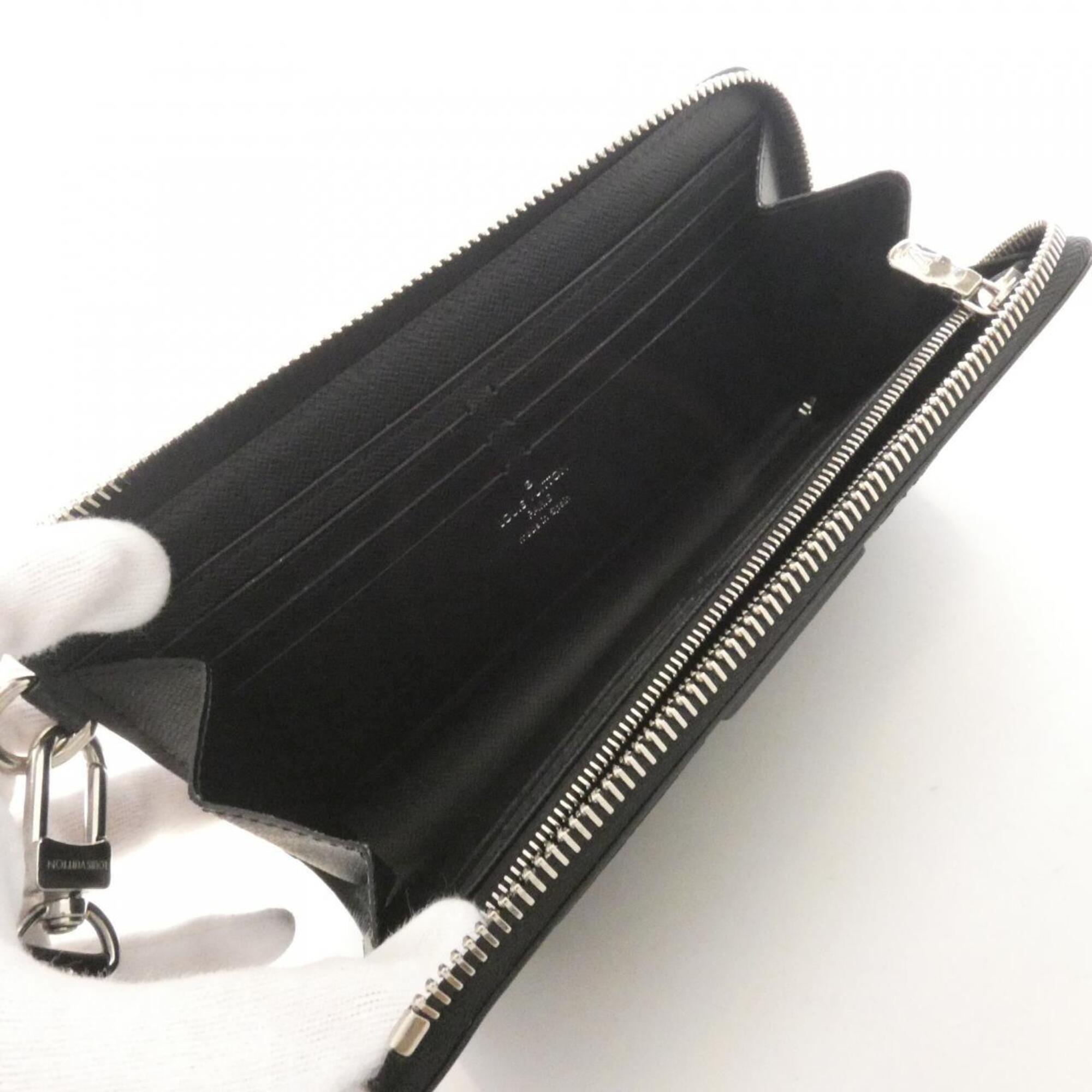 Louis Vuitton Graphite Coated Canvas Long Wallet (Bi-Fold) (Pre-Owned)