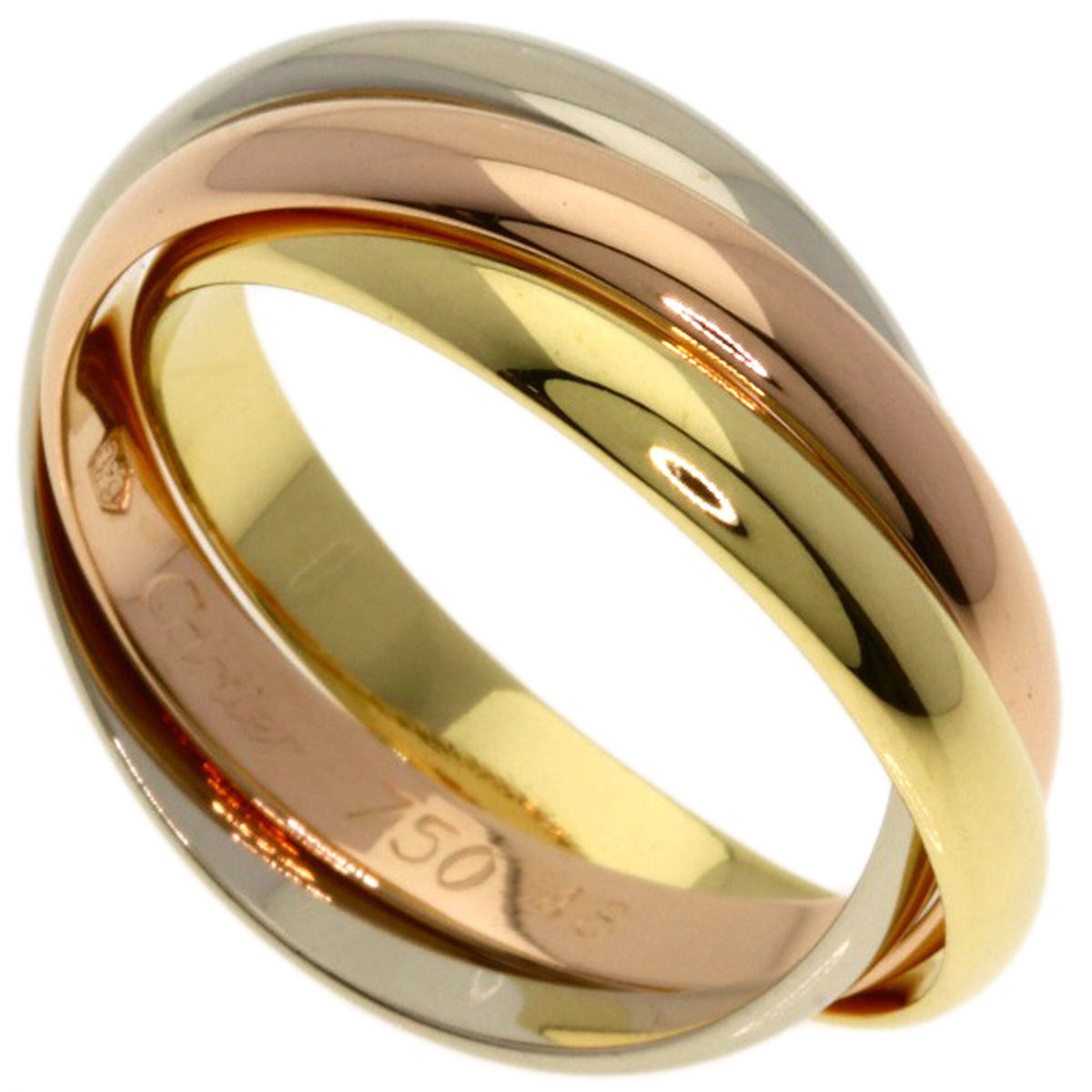 Cartier Yellow Gold (18K) Pink Gold (18K) White Gold (18K) Band Ring (Pre-Owned)