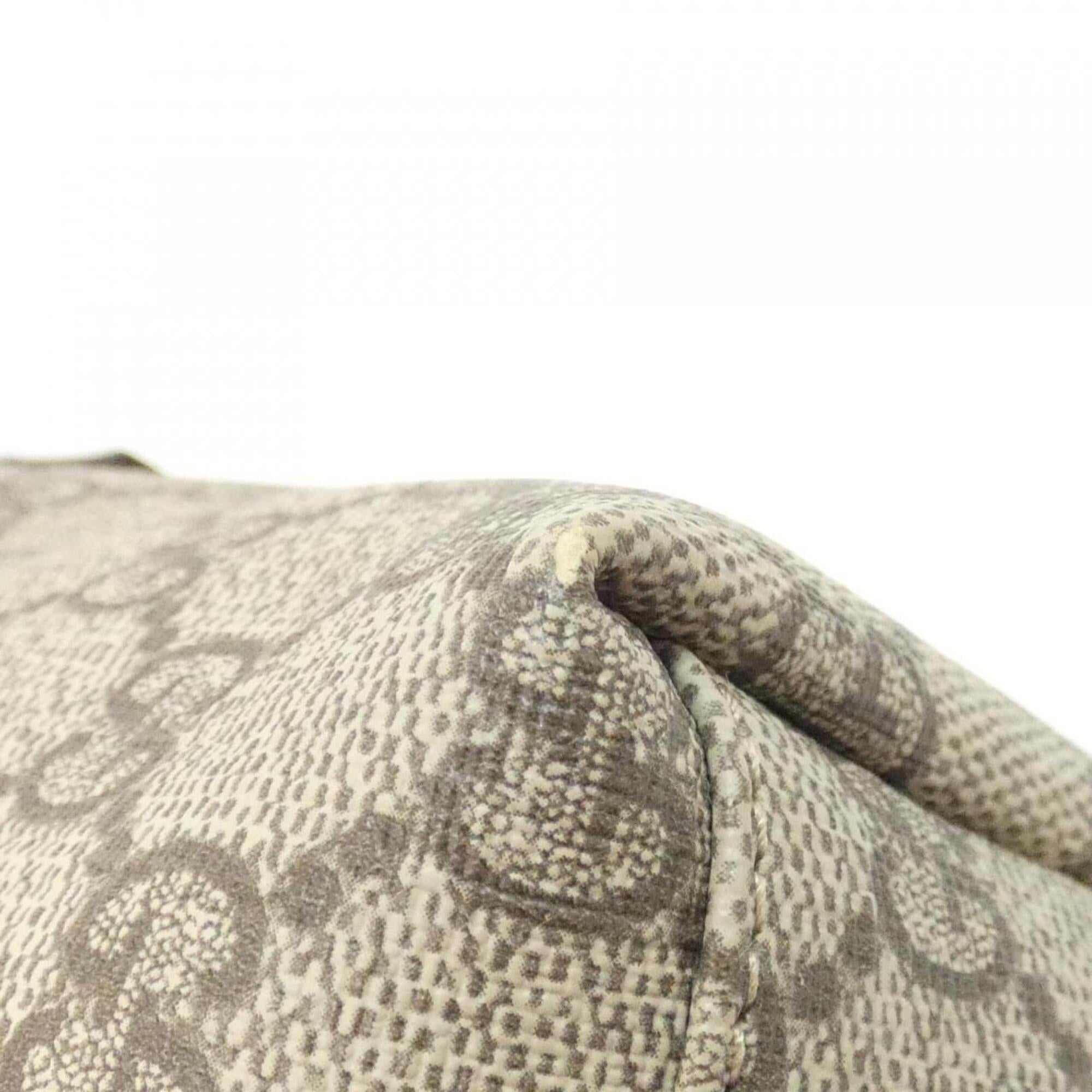 Gucci Beige Dark Brown Gg Supreme Canvas Backpack (Pre-Owned)