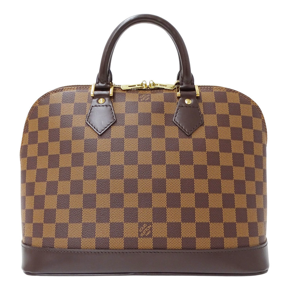 Louis Vuitton Brown Damier Canvas Handbag (Pre-Owned)