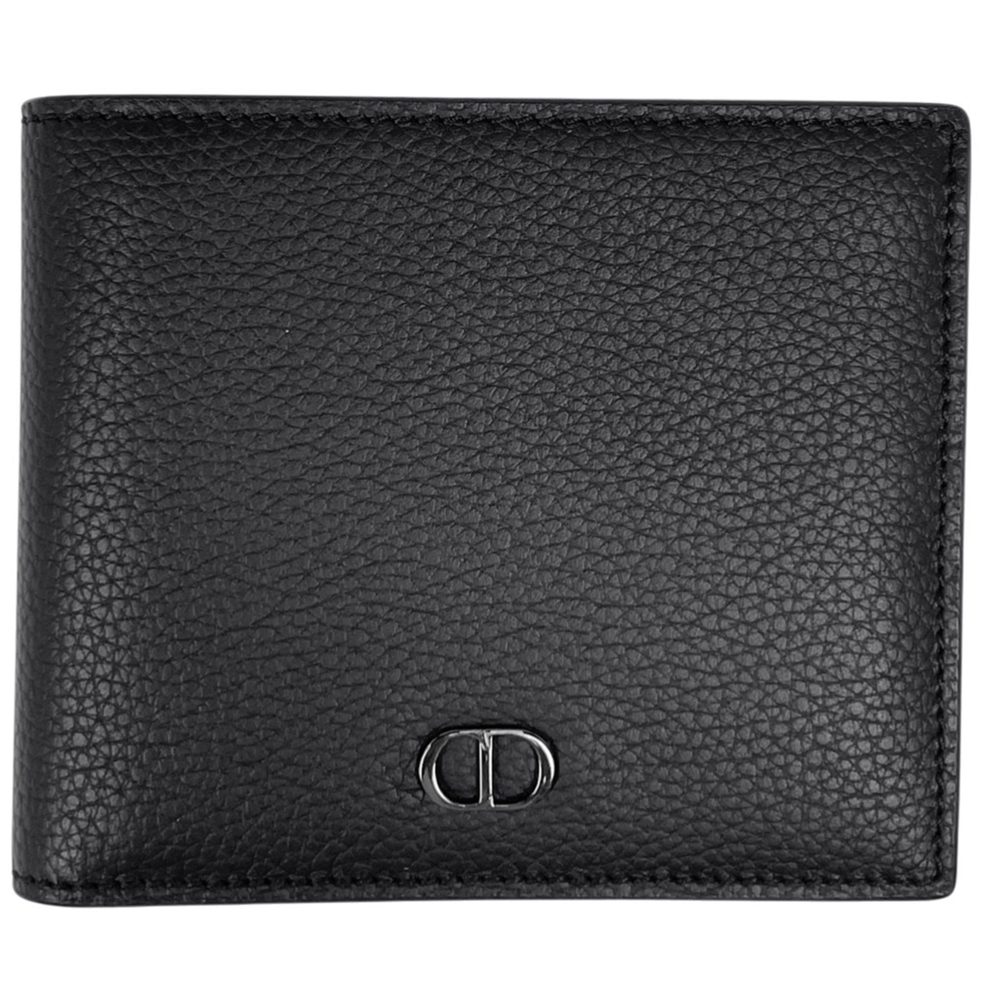 Christian Dior Black Leather Wallet (Bi-Fold) (Pre-Owned)