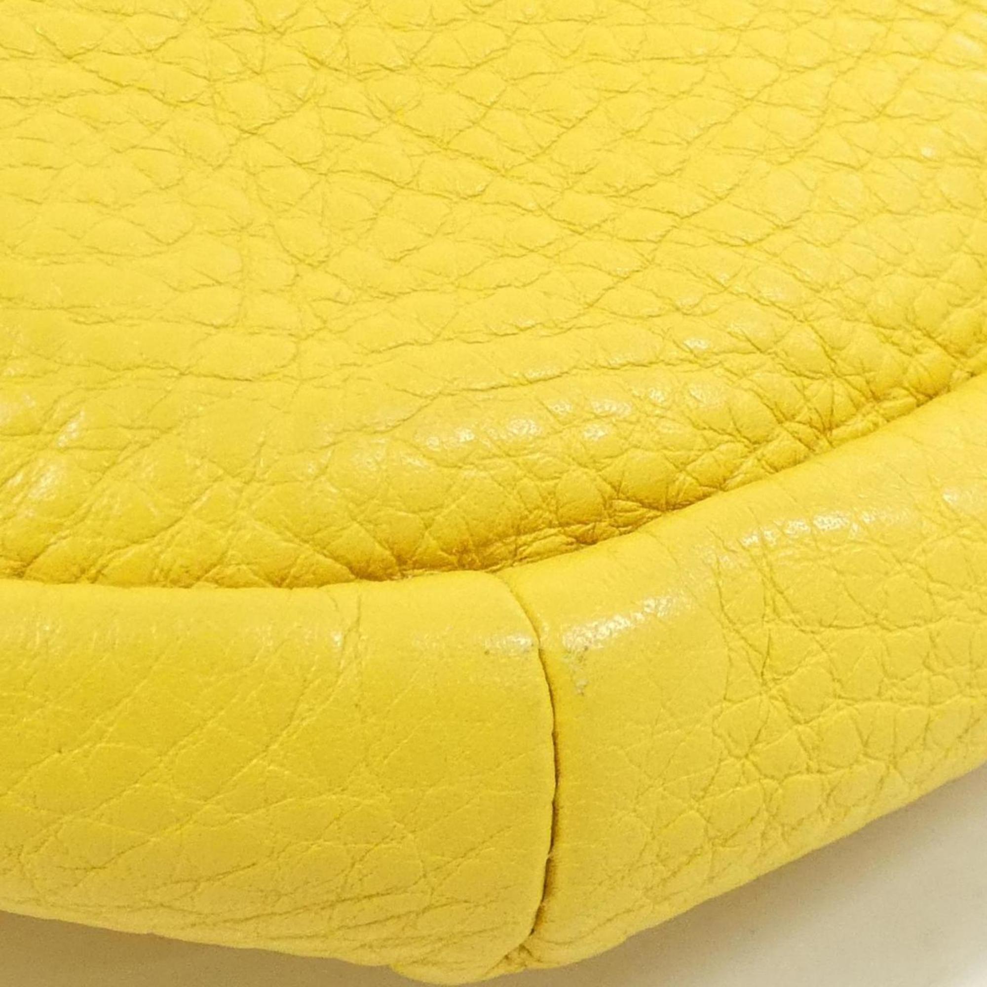 Fendi Yellow Leather Fanny Pack (Pre-Owned)