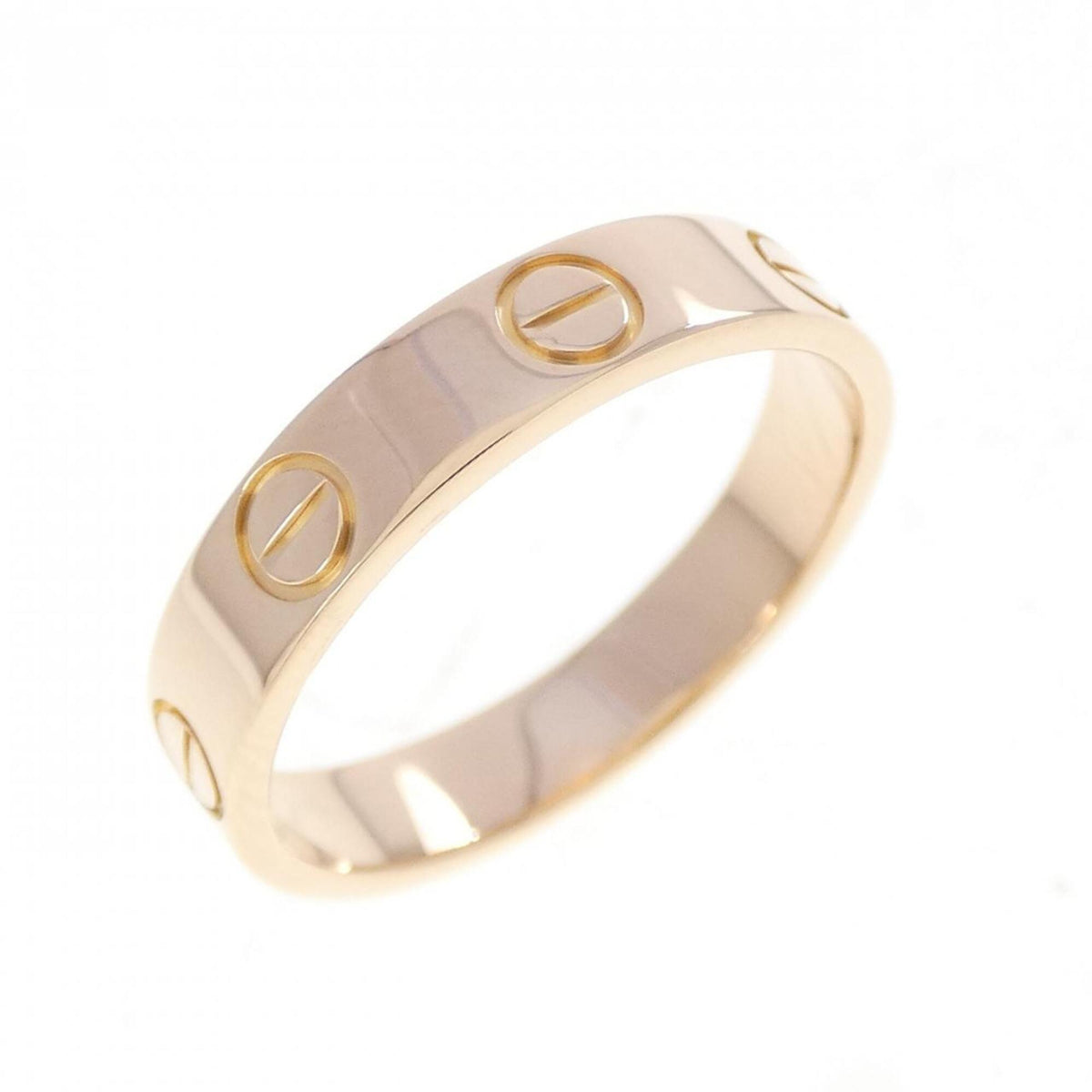 Cartier Love Pink Gold (18K) Band Ring (Pre-Owned)