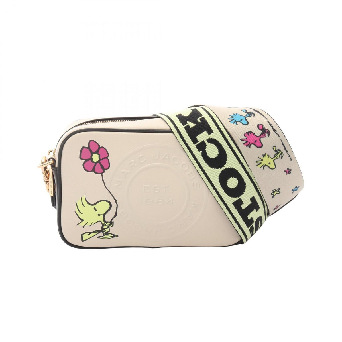 Marc Jacobs Ivory Leather Handbag Shoulder Bag (Pre-Owned)
