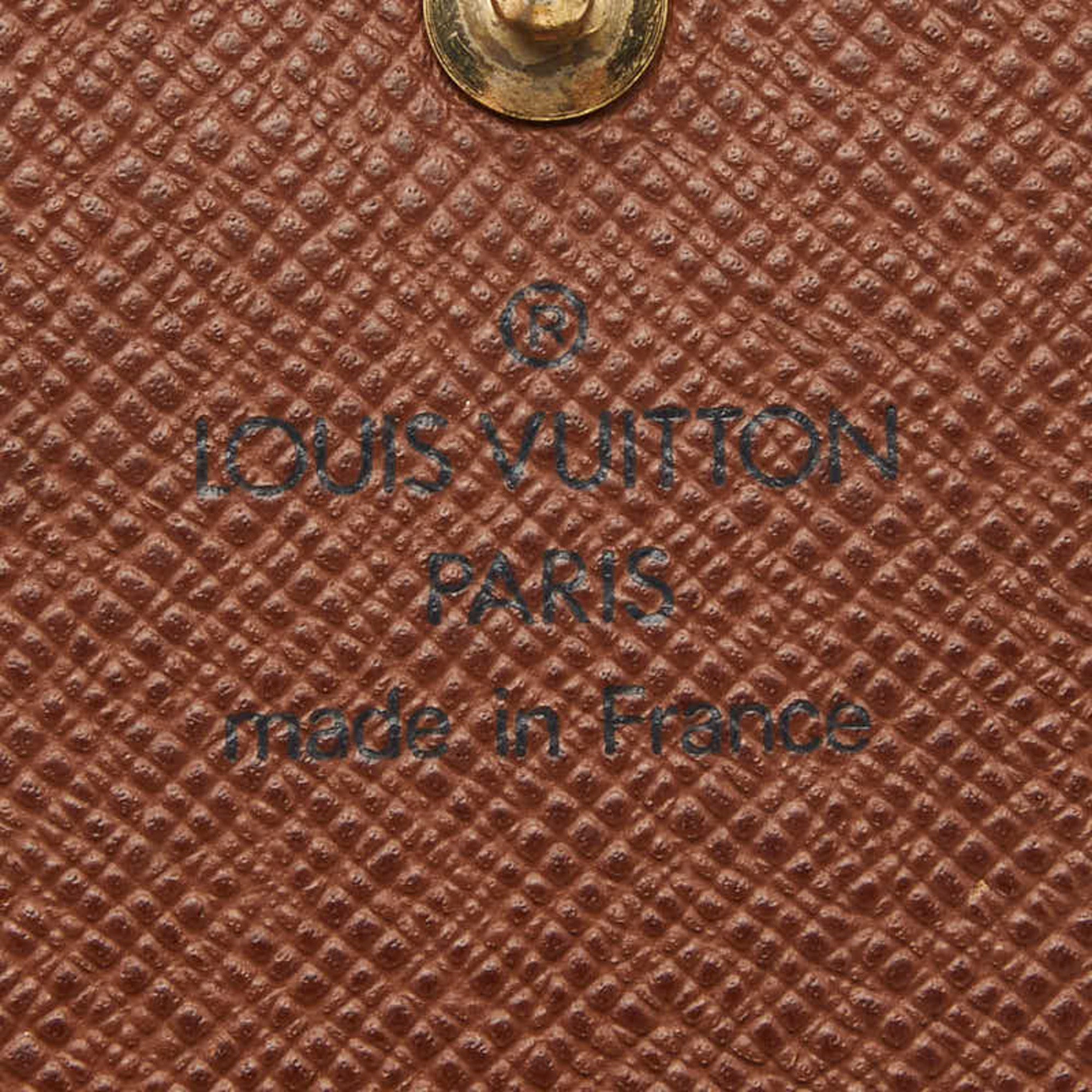 Louis Vuitton Brown Pvc Leather Wallet (Bi-Fold) (Pre-Owned)