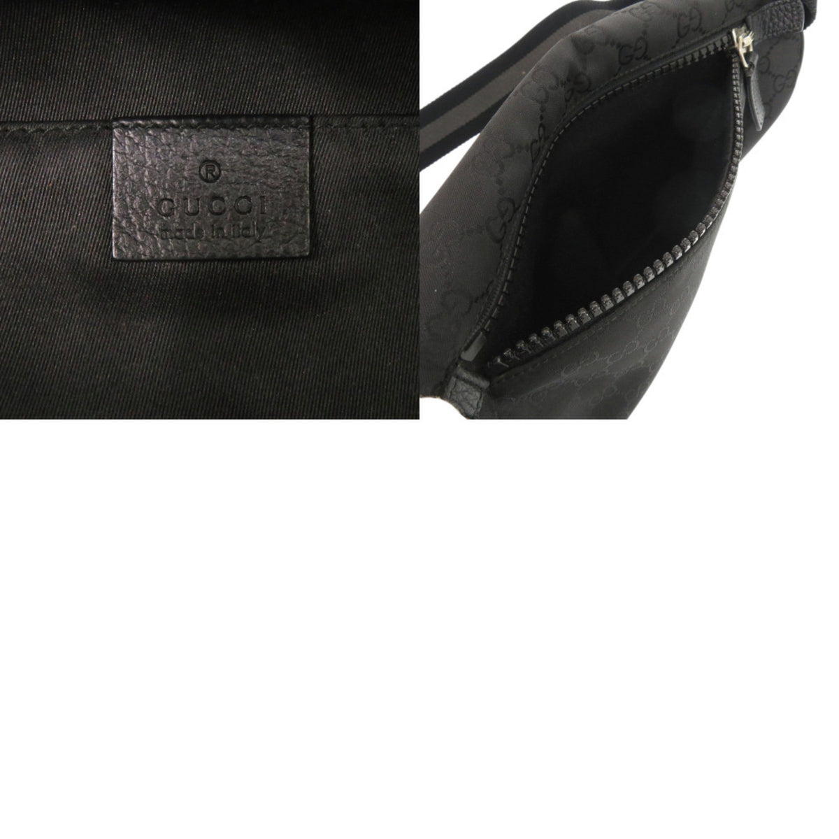Gucci Black Nylon Fanny Pack (Pre-Owned)