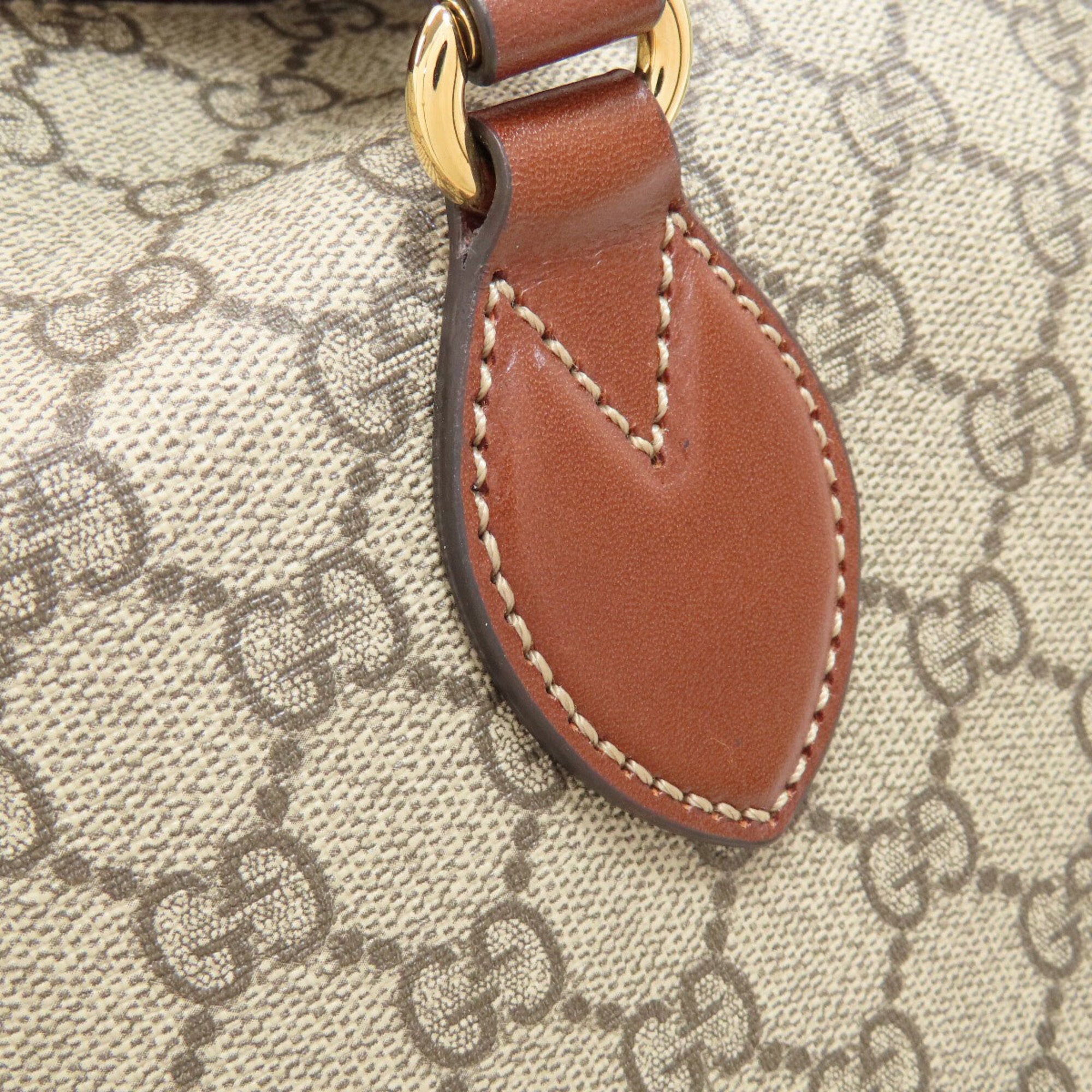 Gucci Brown Pvc Handbag (Pre-Owned)