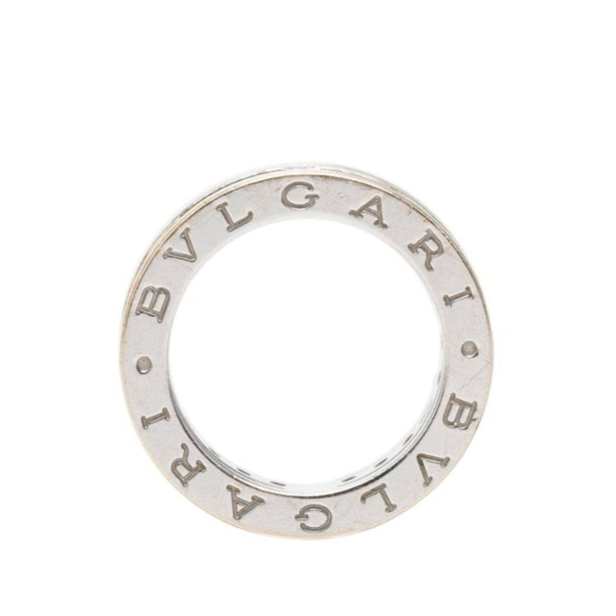 Bvlgari B.Zero1 Silver Pink White Gold (18K) Band Ring (Pre-Owned)