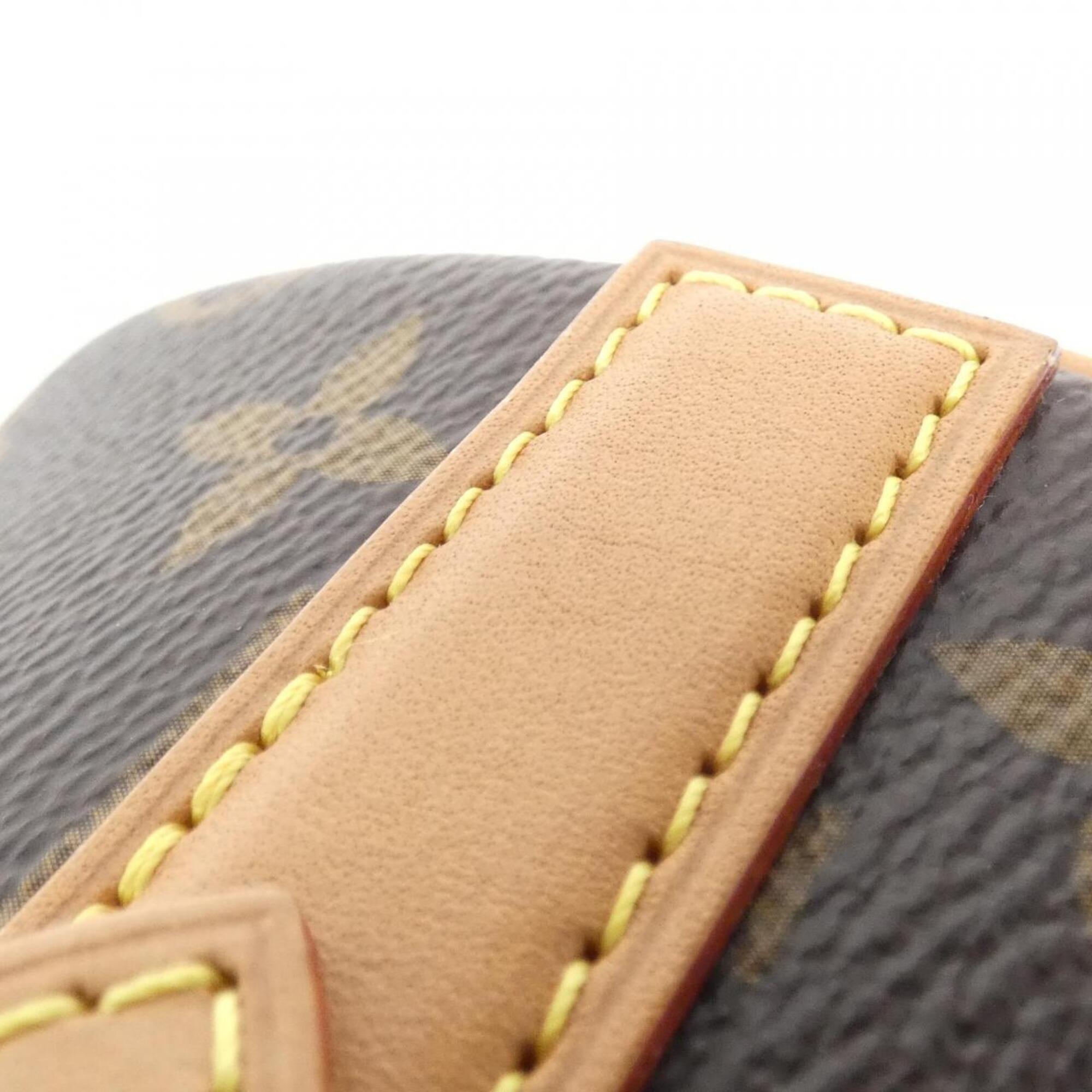 Louis Vuitton Marron Coated Canvas Shoulder Bag (Pre-Owned)