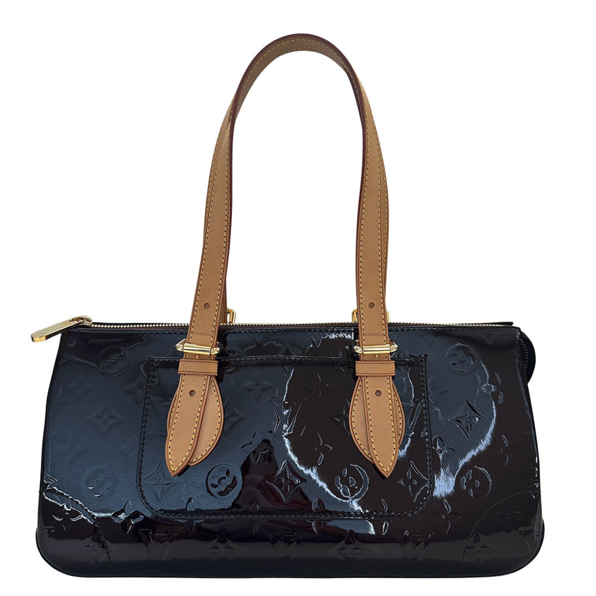 Louis Vuitton Amarante Purple Monogram Vernis Handbag Shoulder Bag Tote Bag (Pre-Owned)