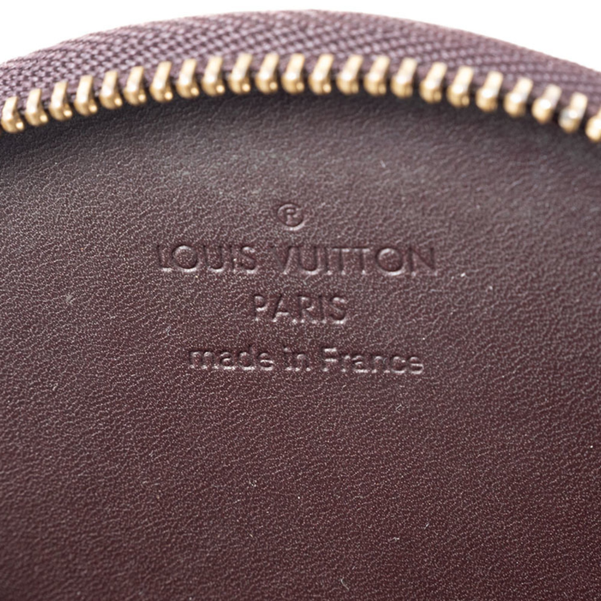 Louis Vuitton Monogram Vernis Amarante Monogram Vernis Coin Purse/Coin Case (Pre-Owned)