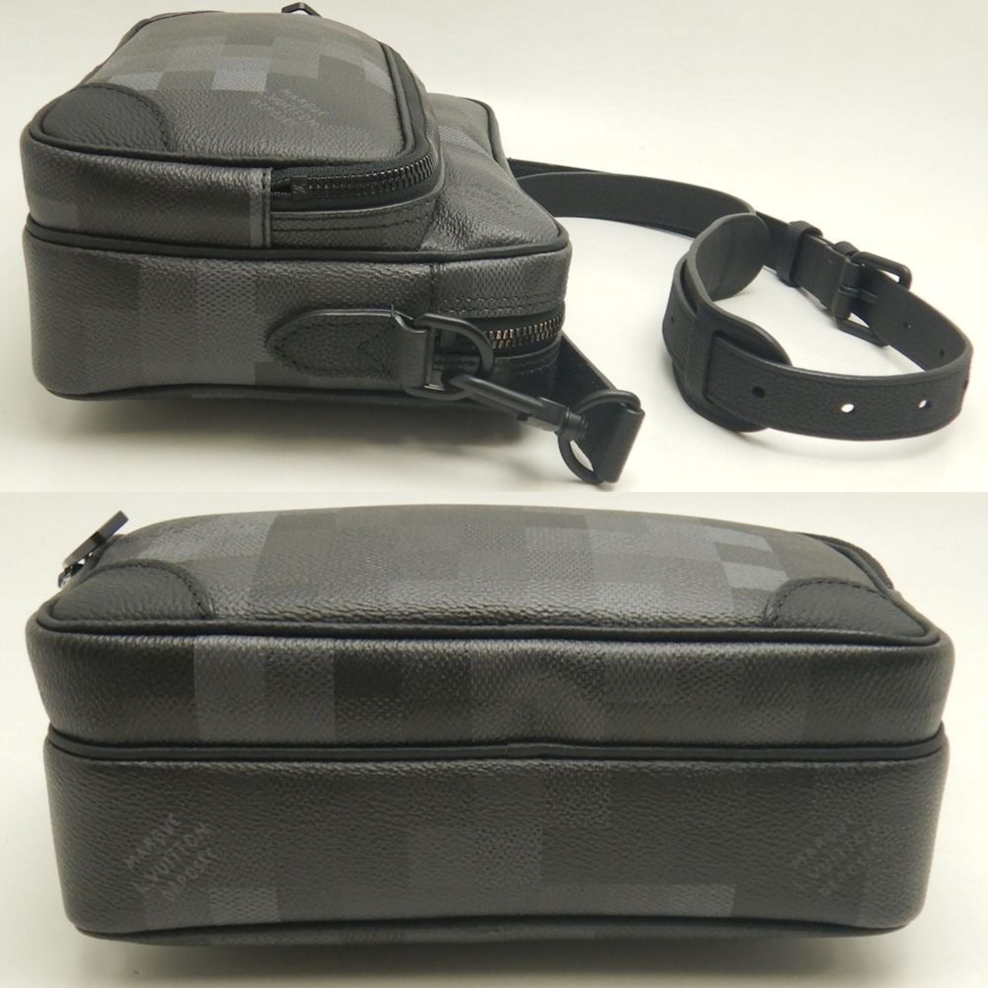 Louis Vuitton Black Noir Pvc Shoulder Bag (Pre-Owned)