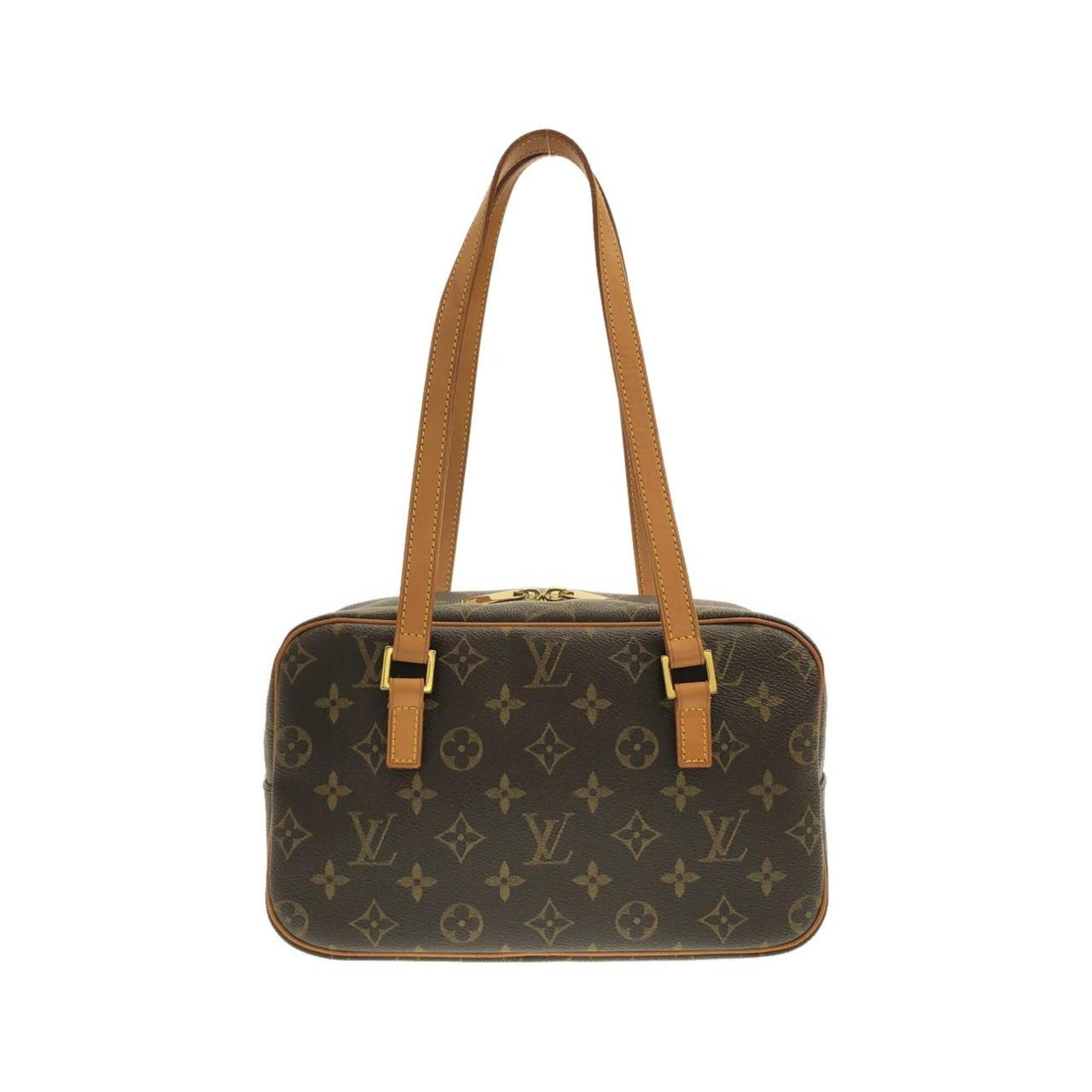Louis Vuitton Monogram Marron Coated Canvas Shoulder Bag (Pre-Owned)