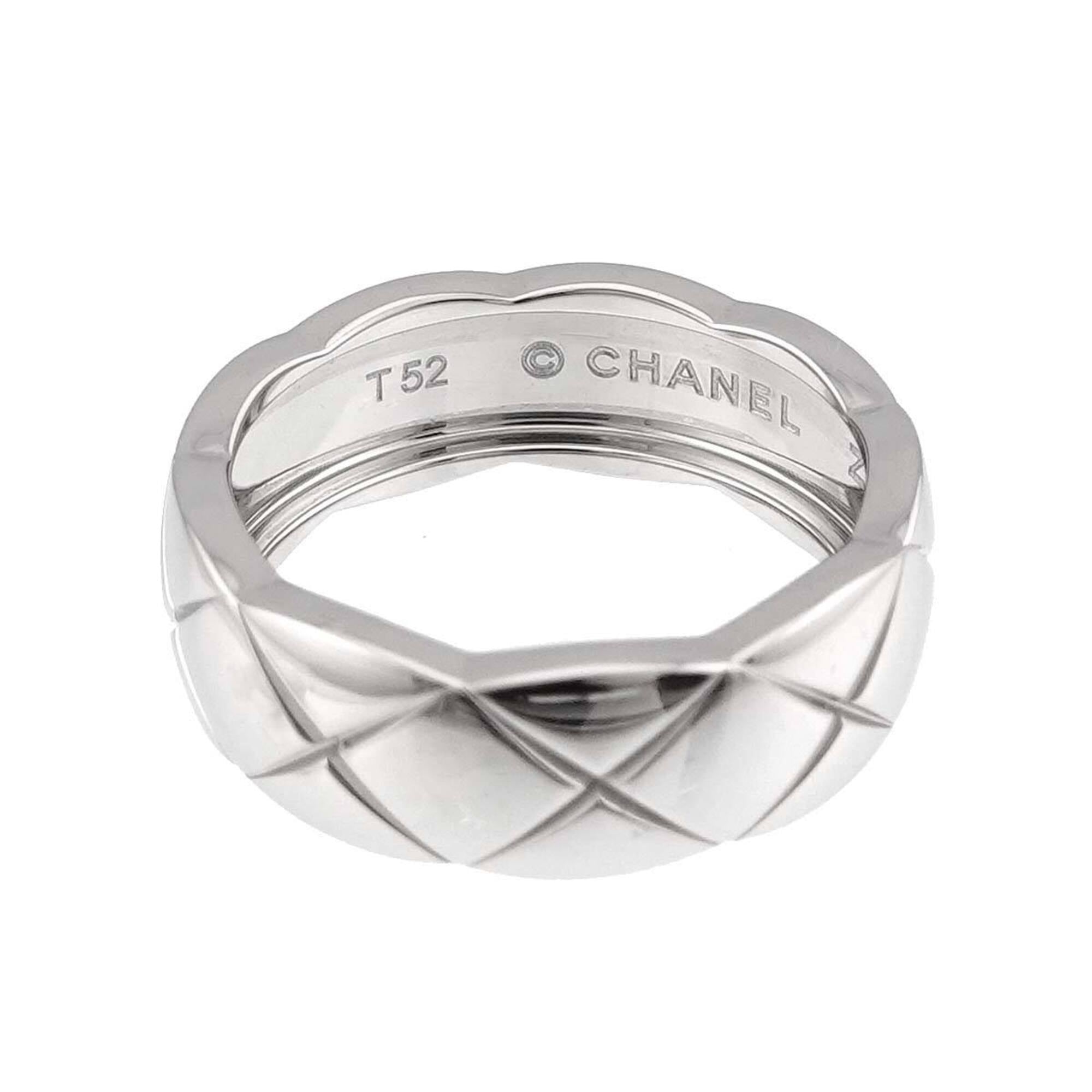 Chanel White Gold (18K) Band Ring (Pre-Owned)